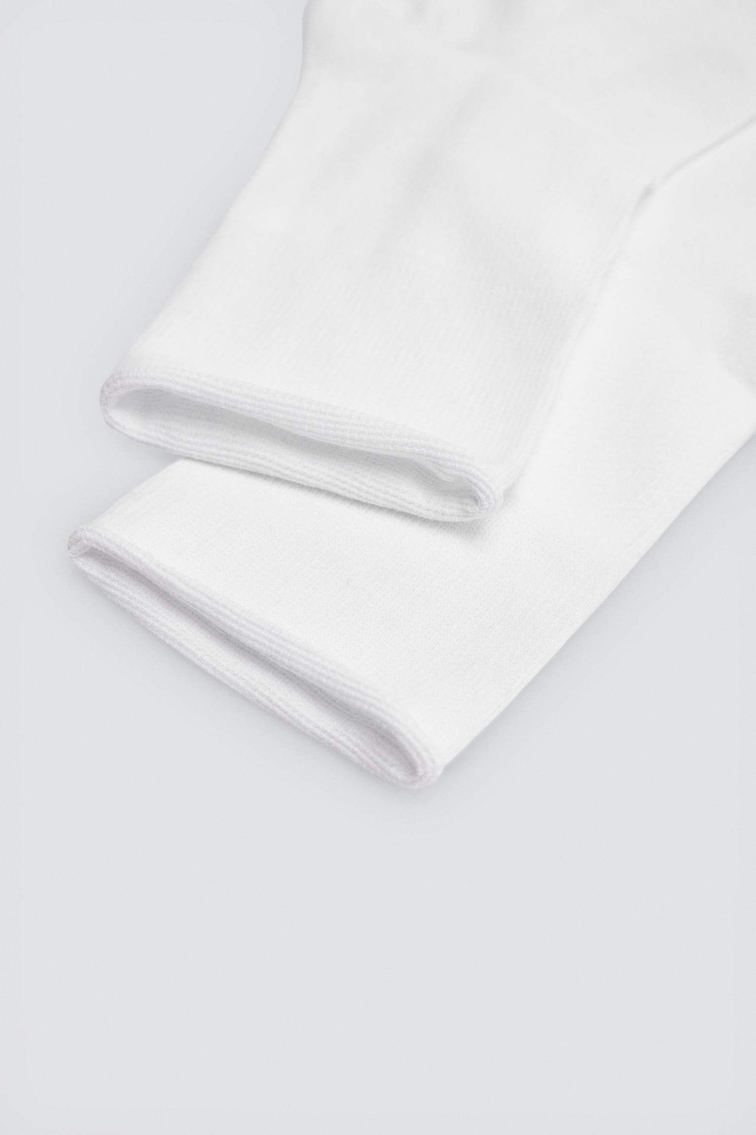 Pack 3 calcetines altos básicos lisos blanco