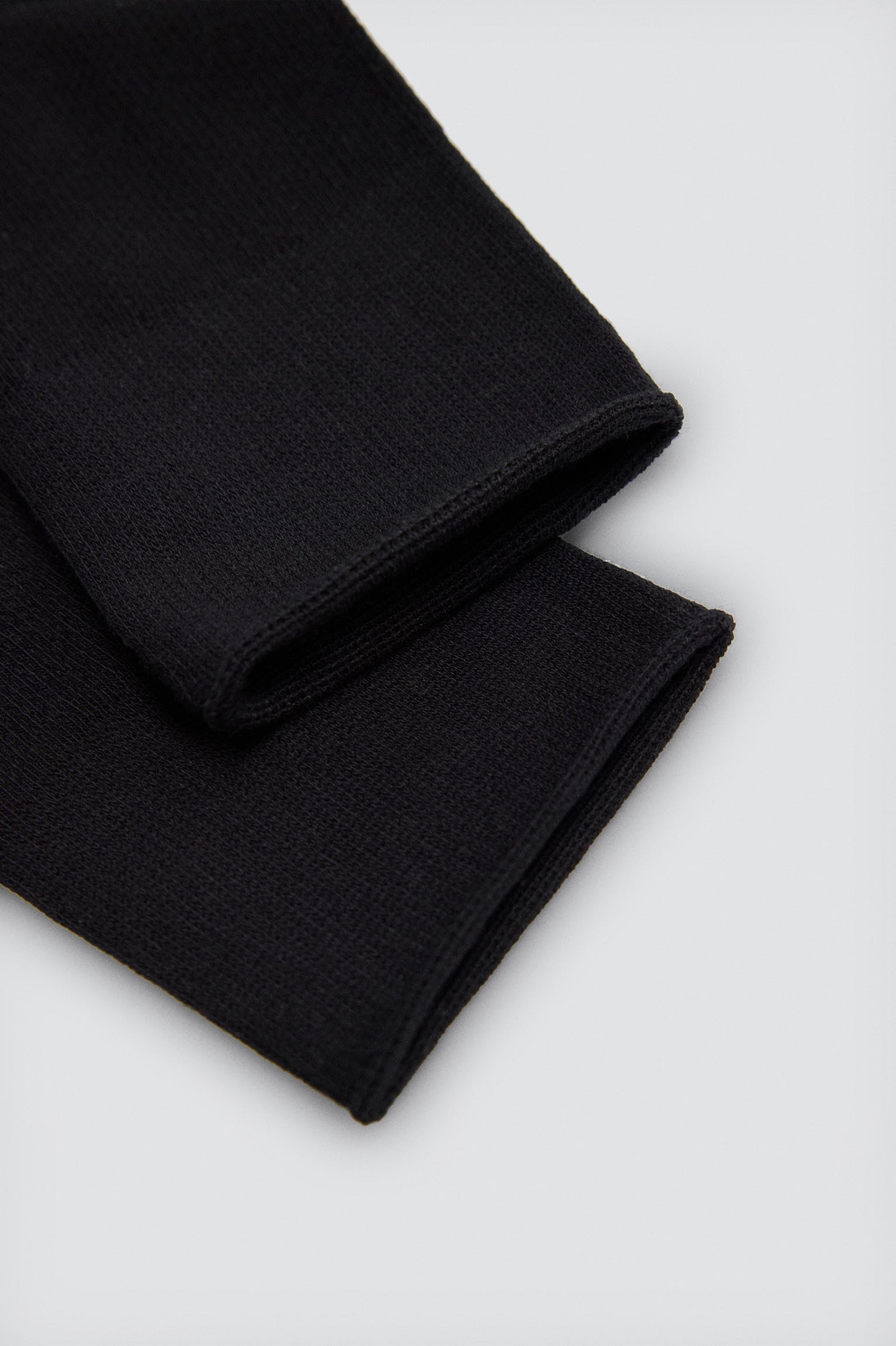 Pack 3 calcetines altos básicos lisos negro