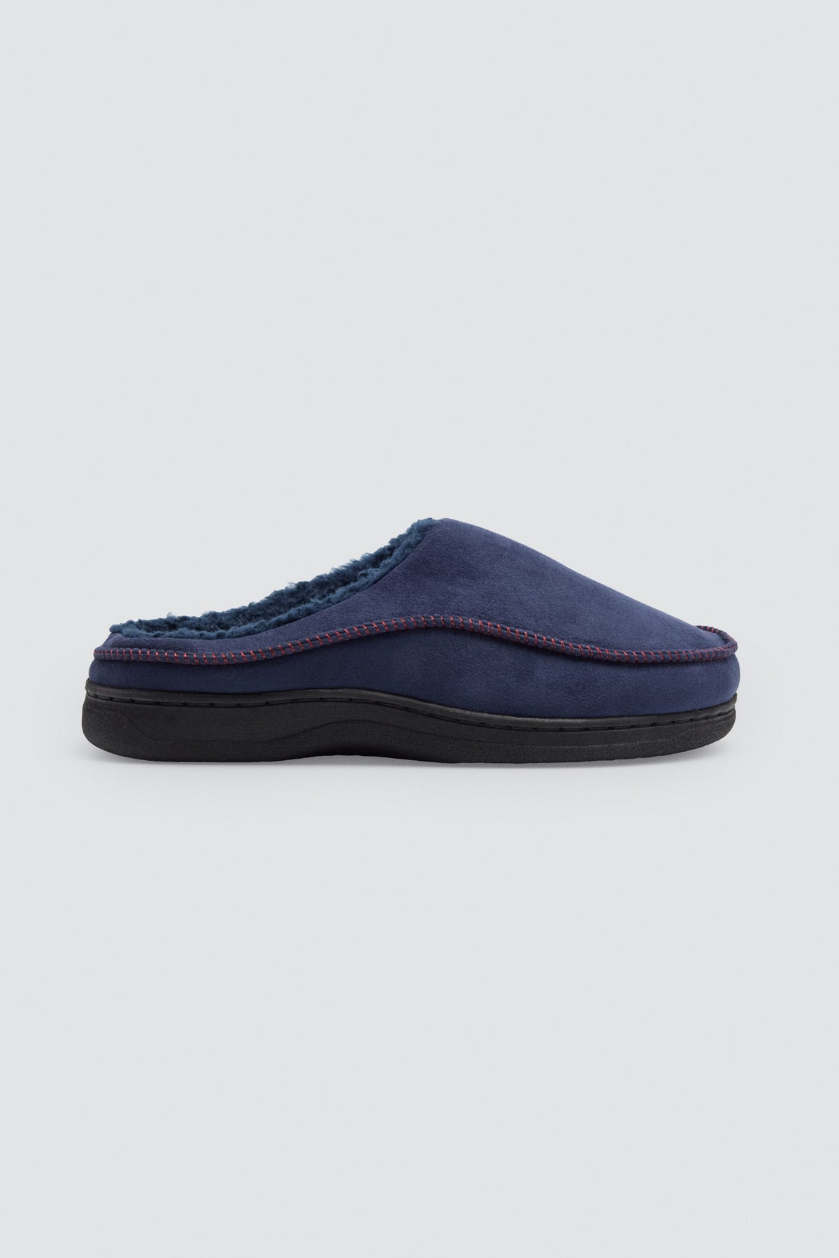 Zapatillas de casa efecto ante interior pelo marino