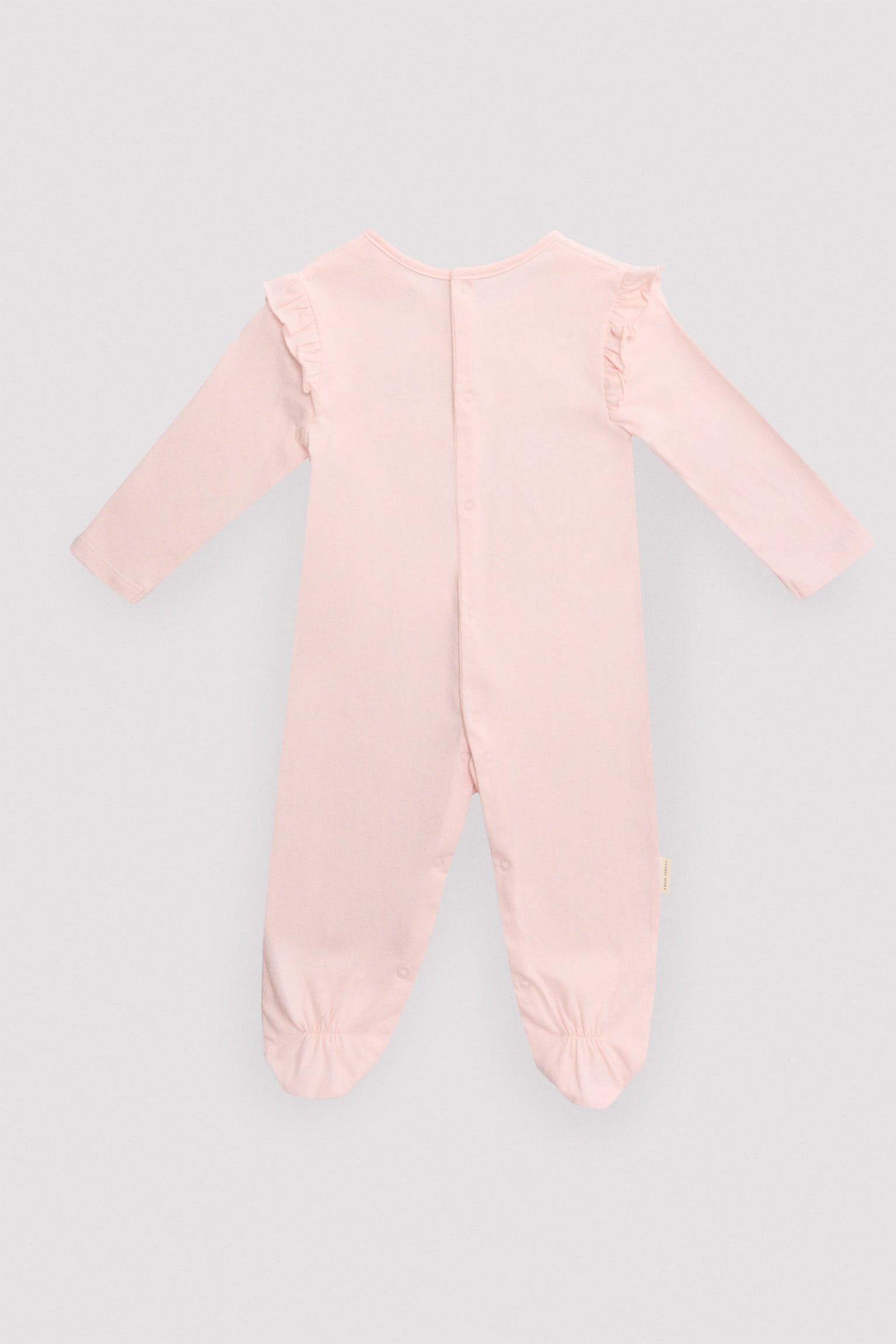 Pelele bebé manga larga estampado castillo - Ysabel Mora