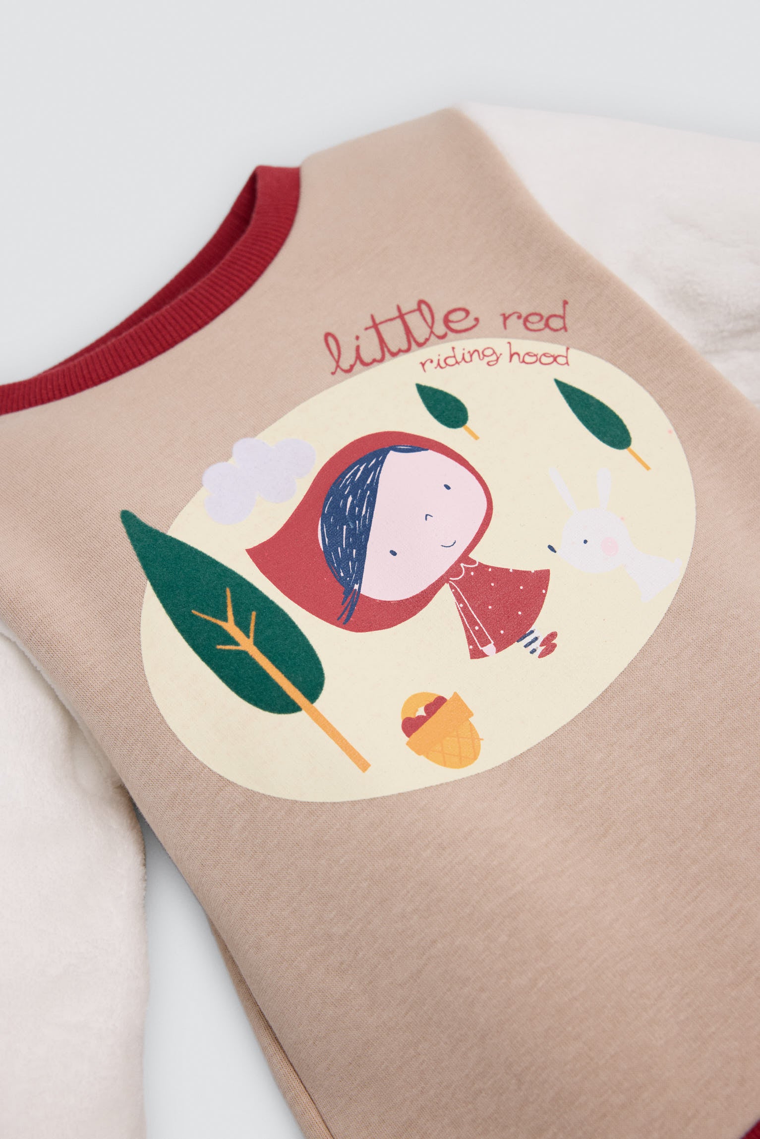 Conjunto chándal bebé manga larga estampado Little red riding hood - Ysabel Mora