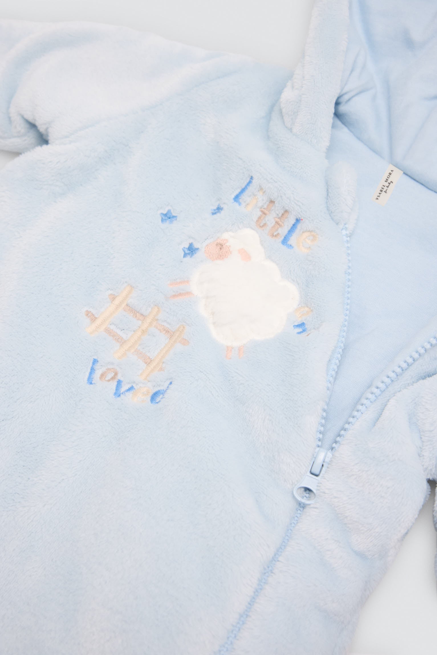 Buzo bebé pelo capucha estampado oveja - Ysabel Mora
