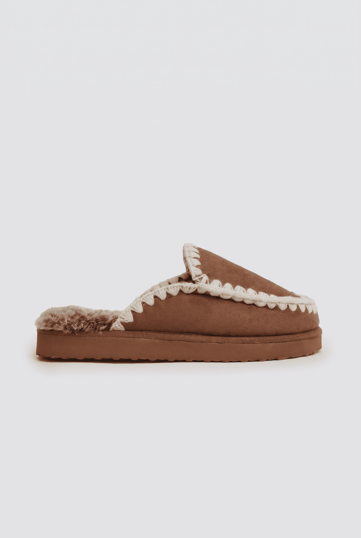 Zapatillas de casa estilo mocasín camel