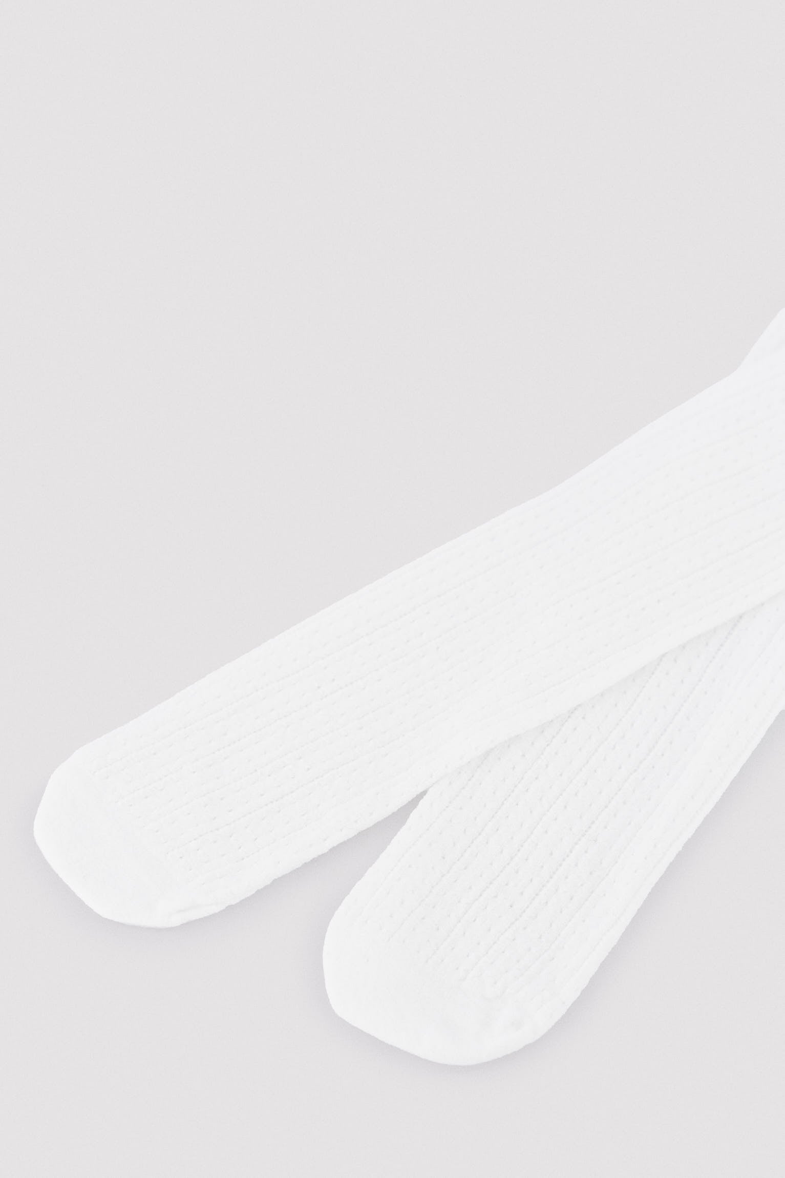 Panty infantil calado blanco - Ysabel Mora
