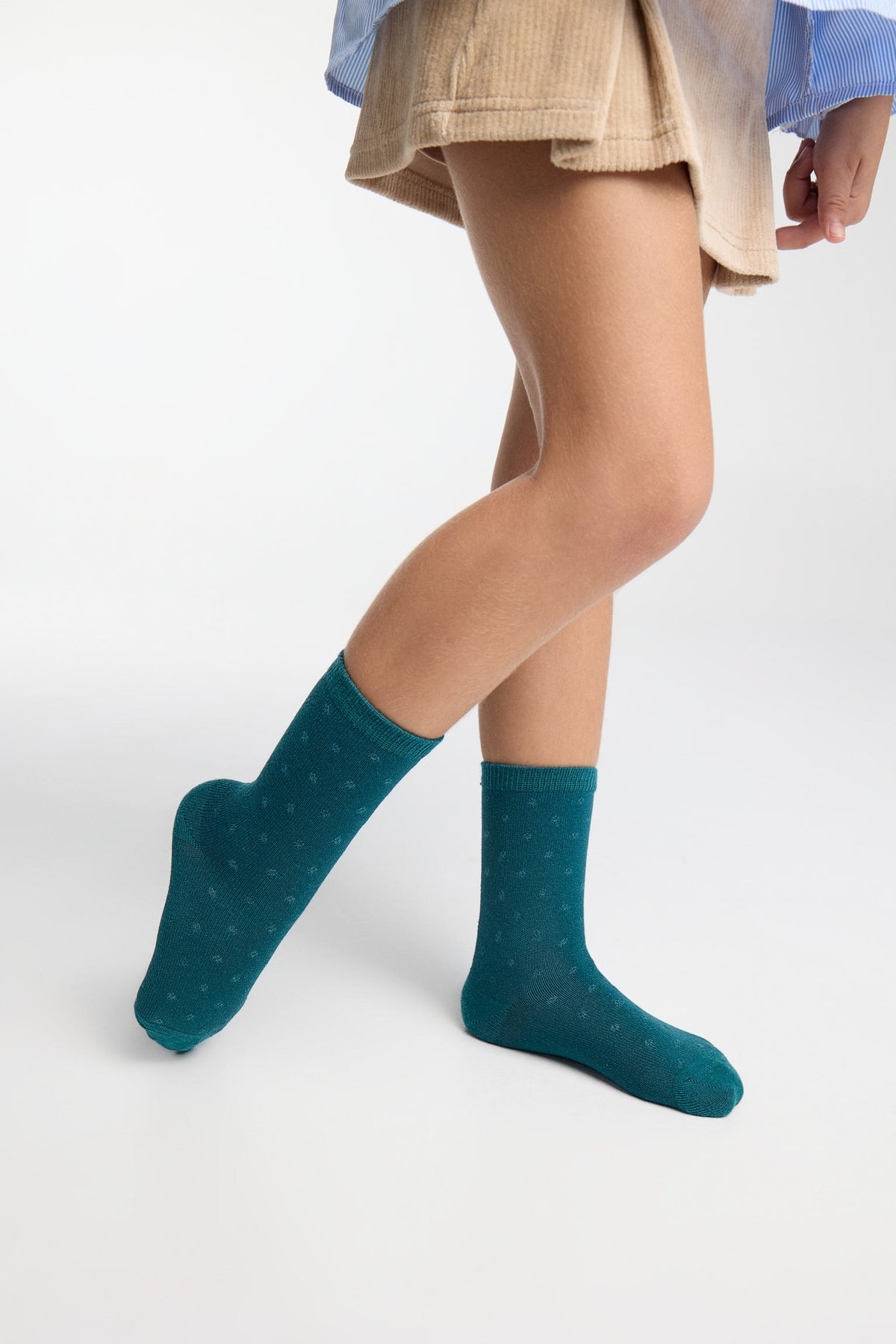 Pack 4 calcetines niña puño antipresión estampados variados