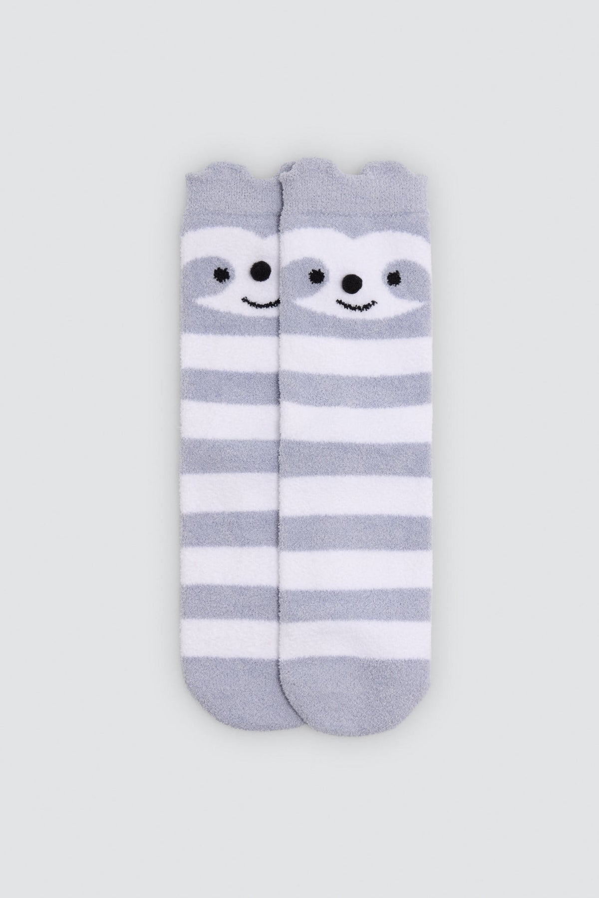 Pack 3 calcetines niña térmicos antidelizantes detalles 3D caritas animales