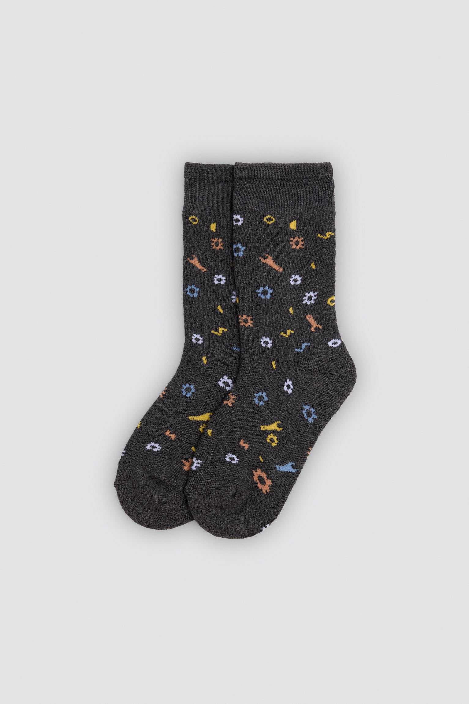 Pack 3 calcetines niño térmicos estampado herramientas y señales