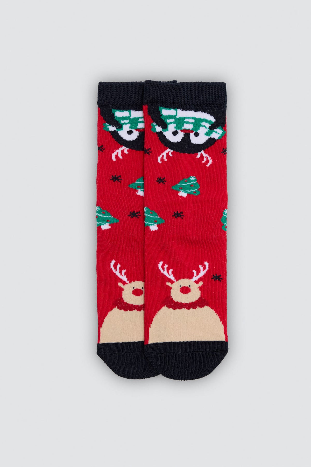 Pack 2 calcetines infantiles algodón navidad estampados