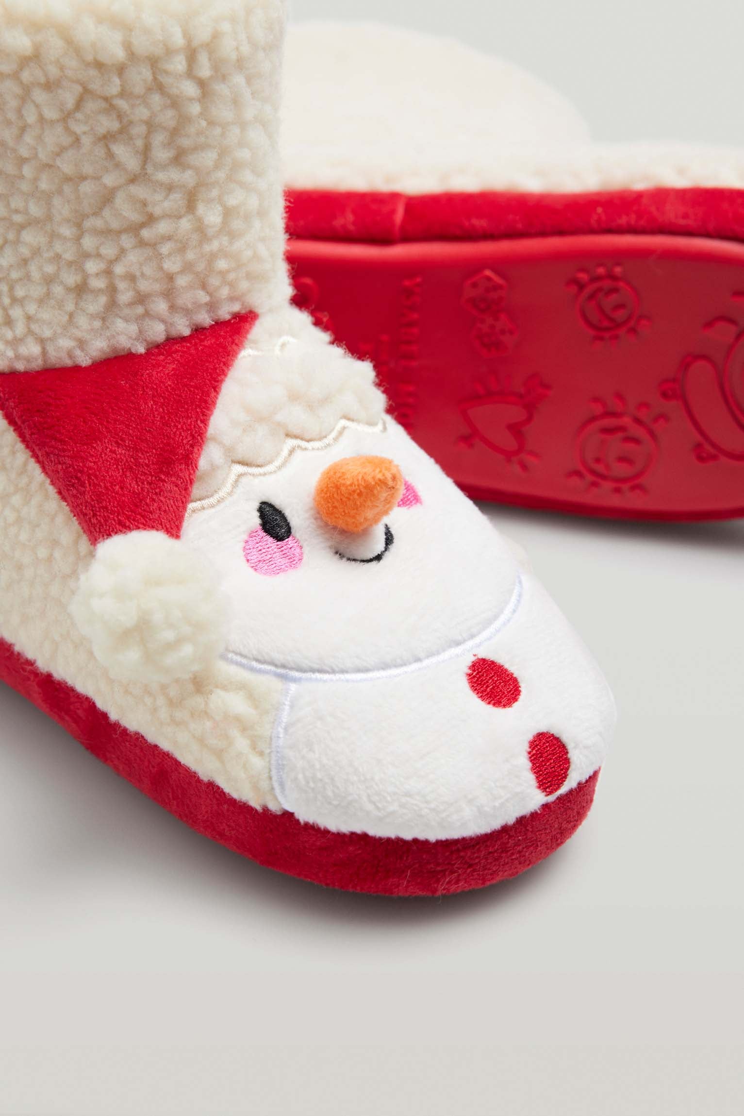 Botas de casa infantiles Navidad - Ysabel Mora