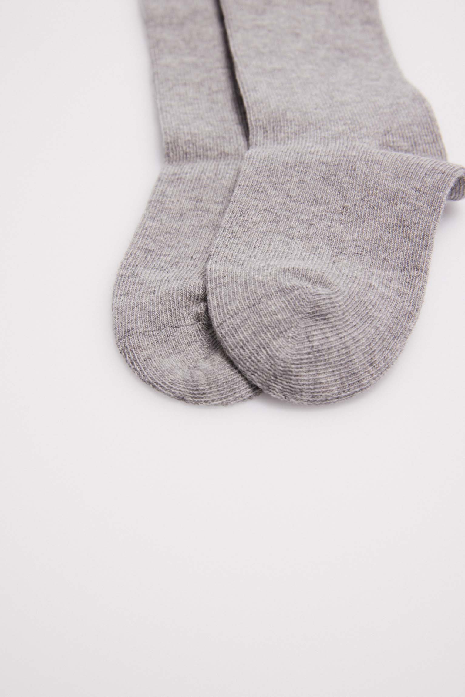 52529 4 calcetines largos basicos niño - Gris