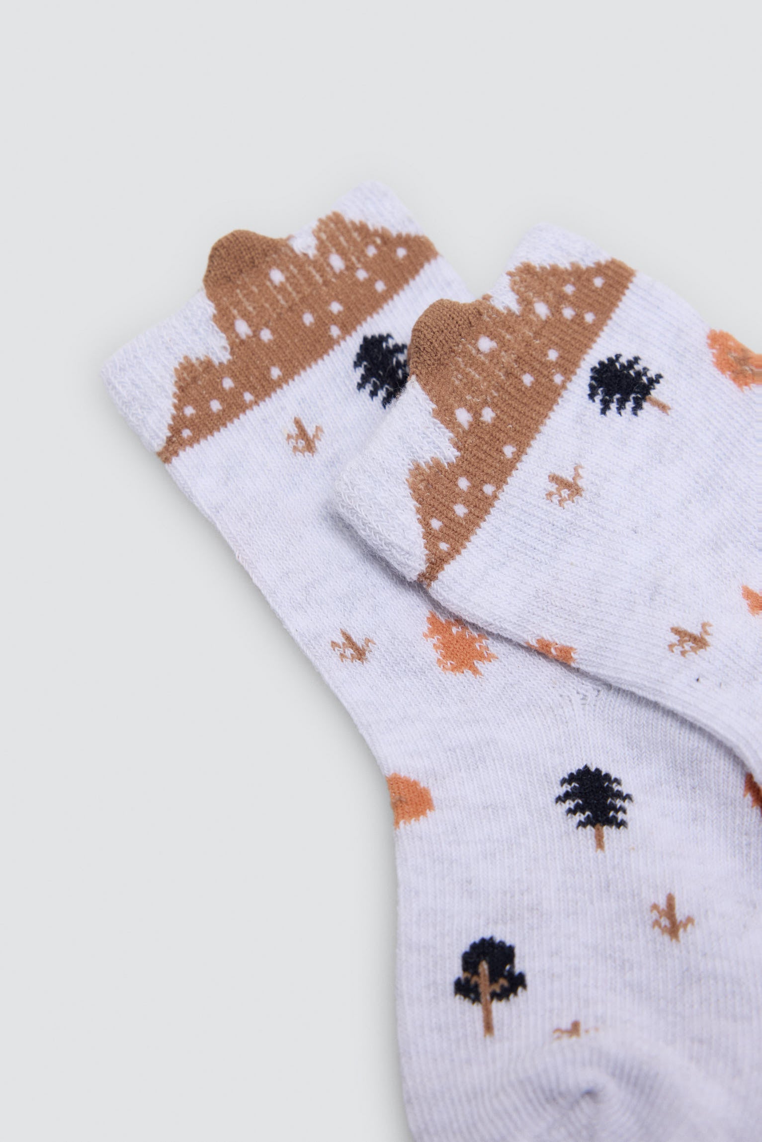Pack 4 calcetines bebé estampado naturaleza