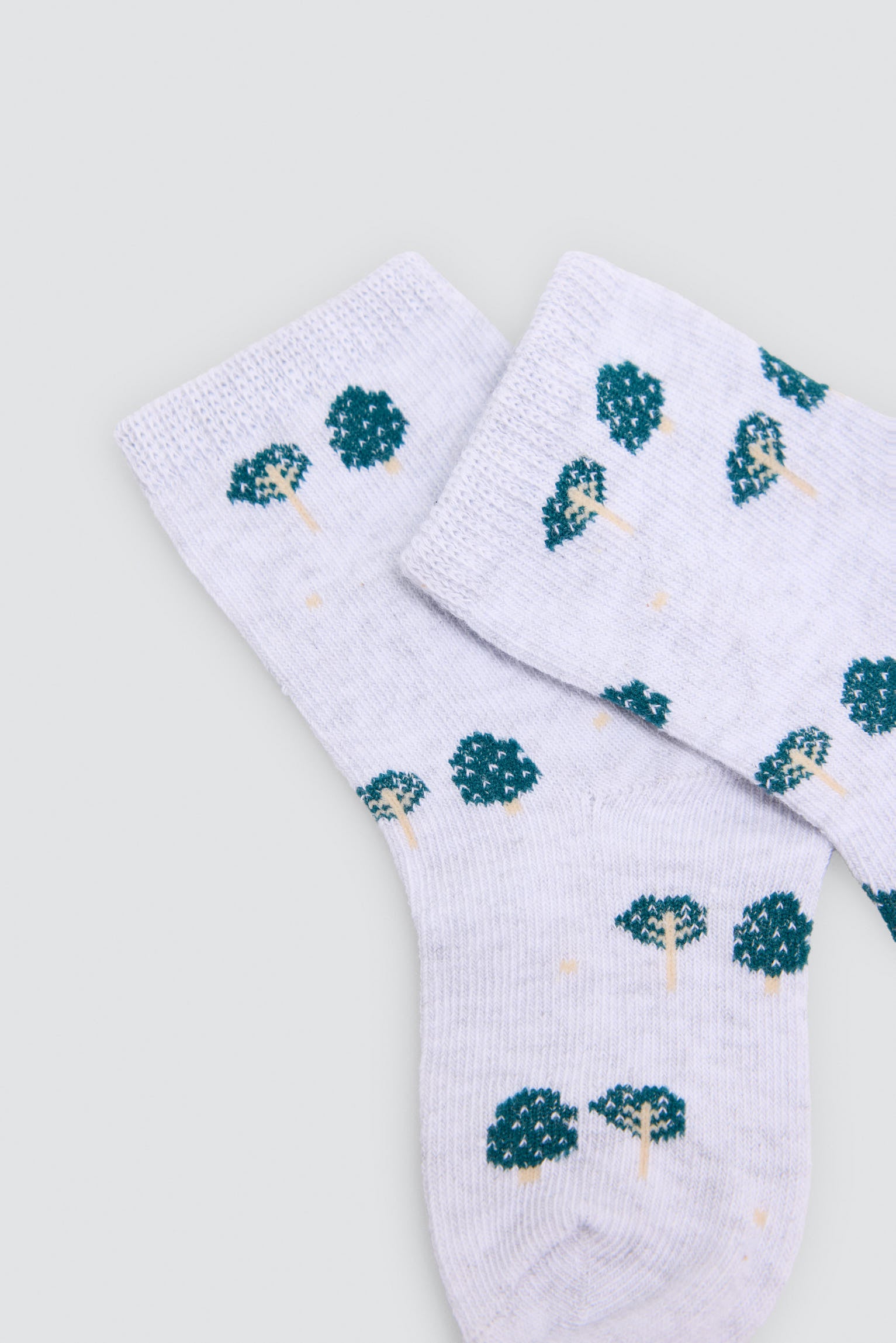 Pack 4 calcetines bebé estampado búhos y árboles