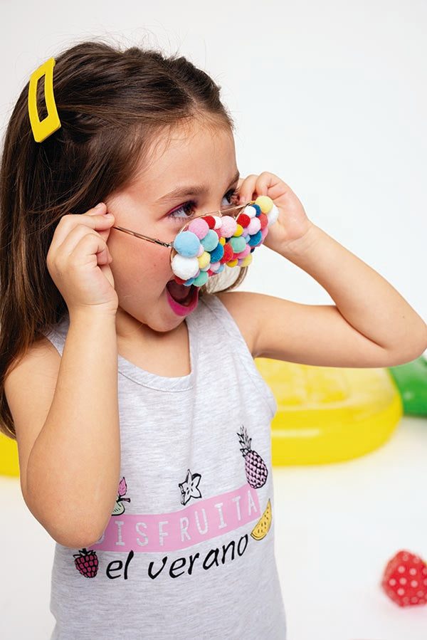 Pijama infantil tirantes algodón Fruits | MUYDEMI