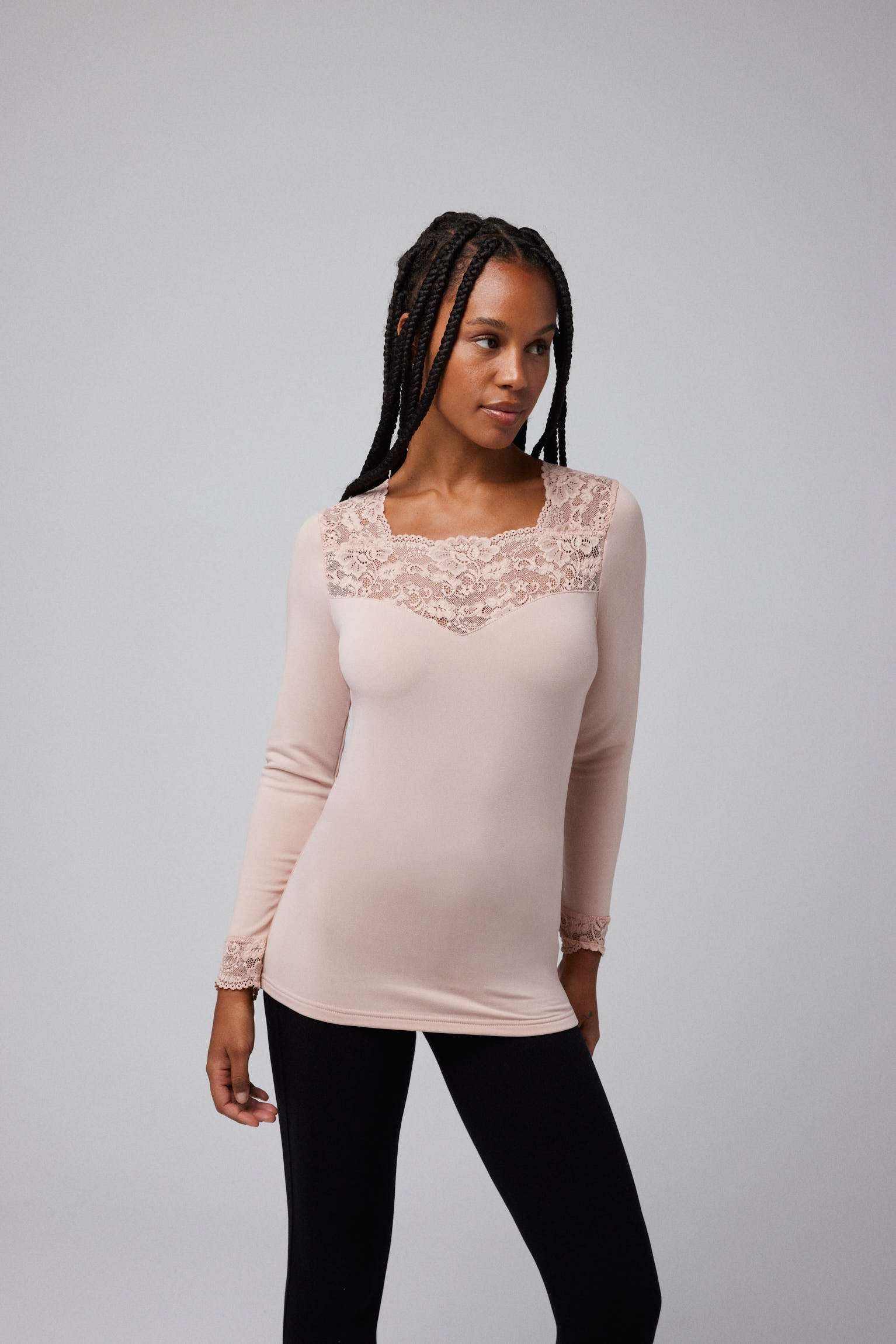 Ropa White Camisetas Interiores Mujer Algodón Camiseta Térmica