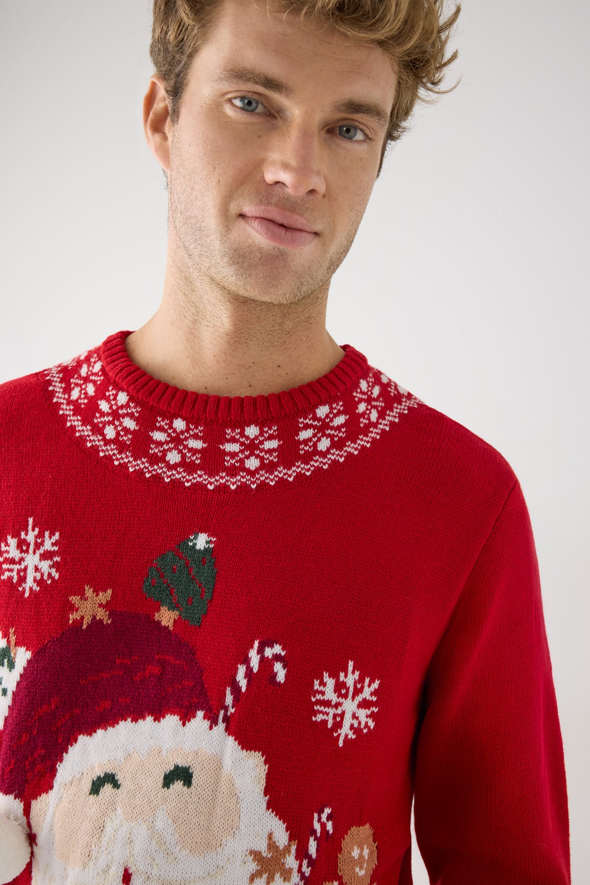 Jersey hombre navidad dibujo Papá Noel
