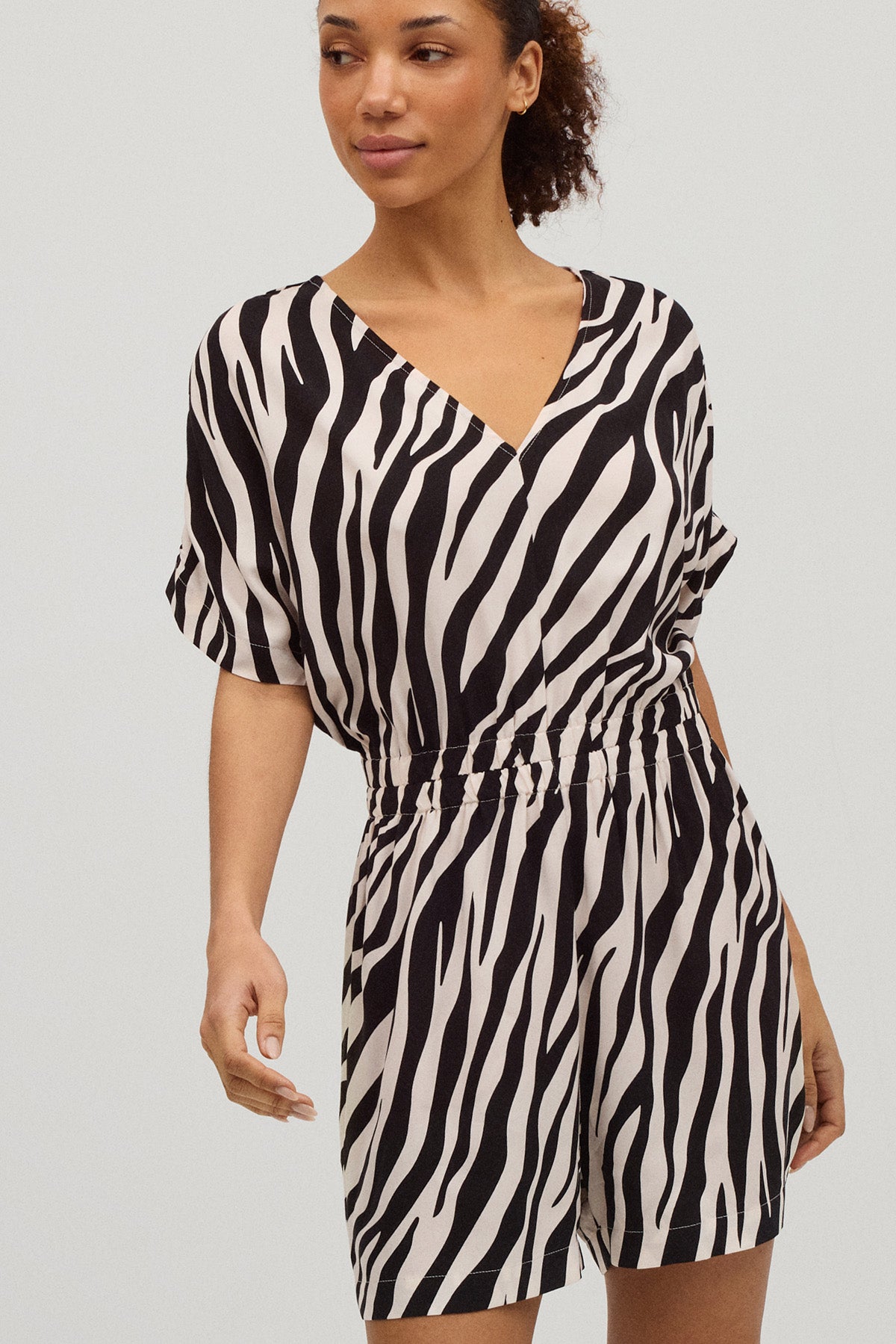 Mono corto estampado animal print