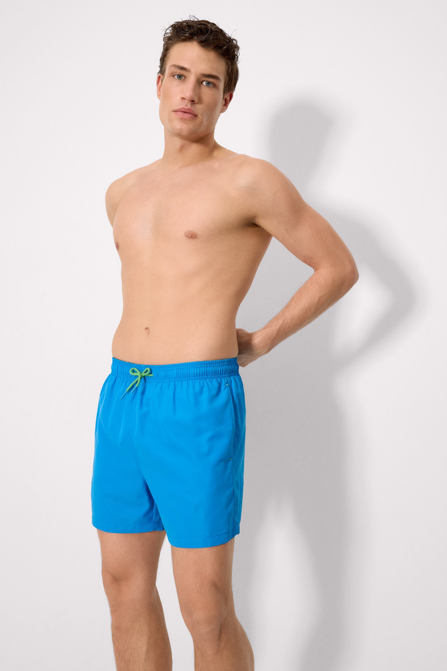 Bañador medio básico azul Sockarrats - Ysabel Mora