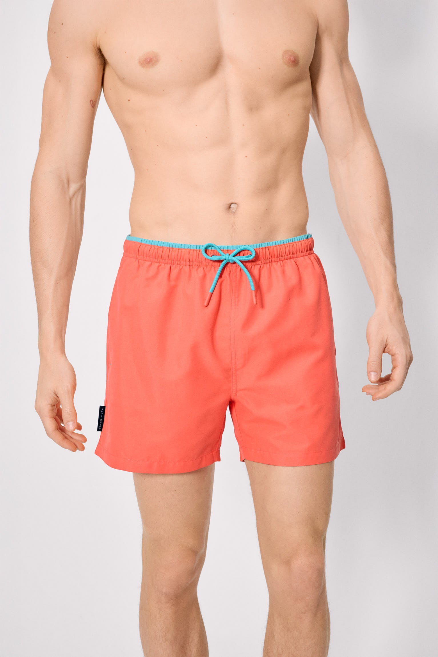 Bañador medio básico coral - Ysabel Mora