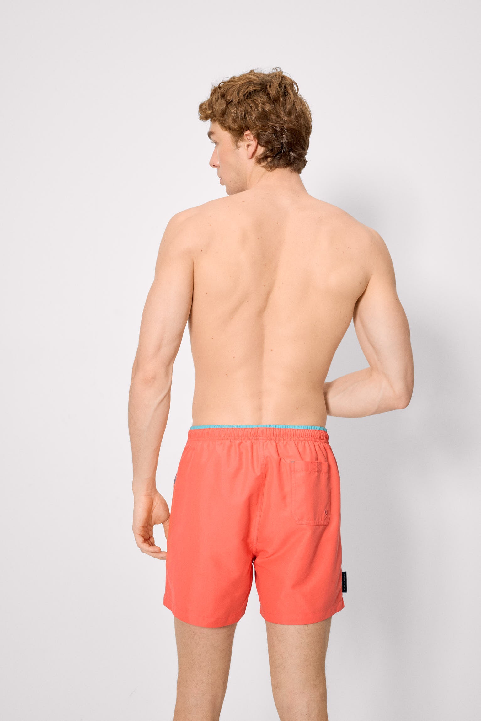 Bañador medio básico coral - Ysabel Mora