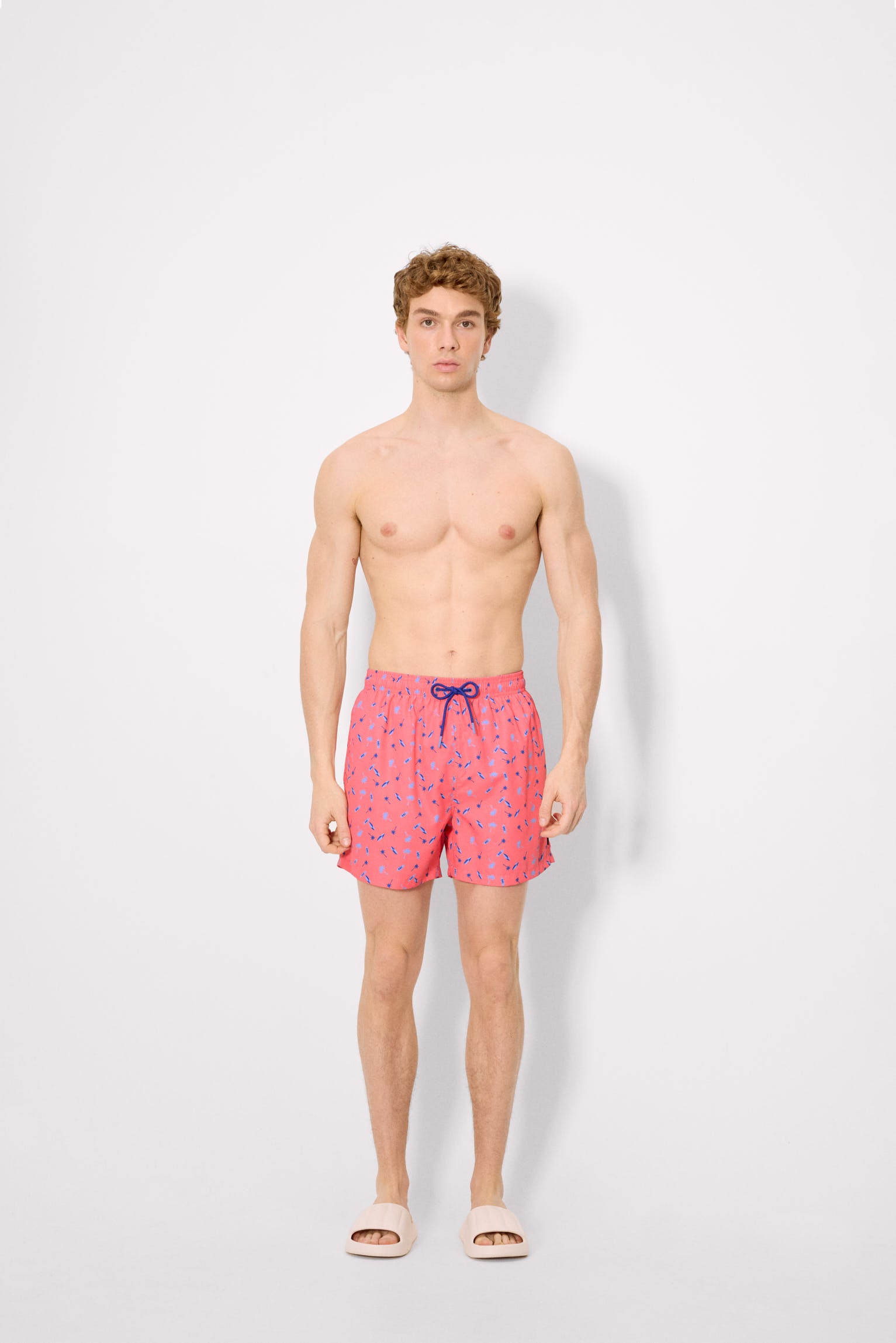 Chanclas hombre ligeras beige