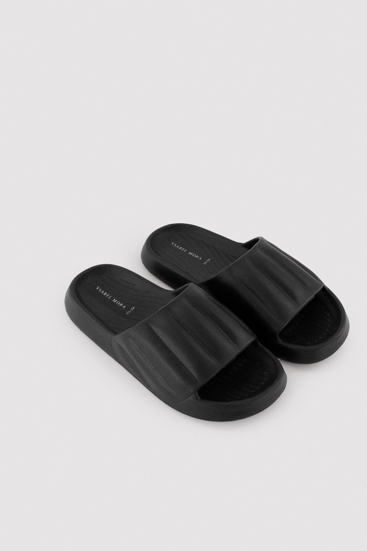 Chanclas hombre ligeras negro
