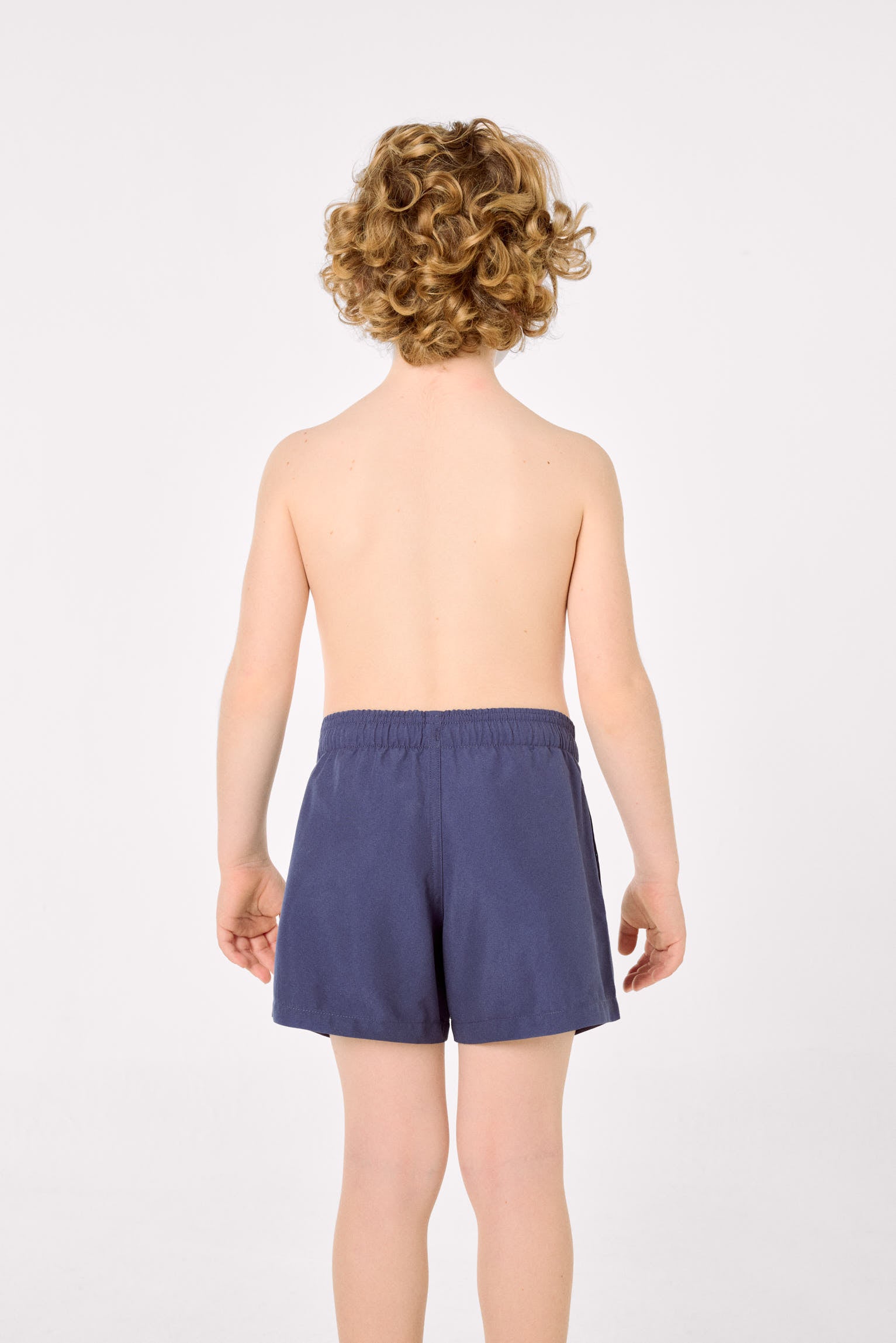 Bañador niño corto forro contraste marino - Ysabel Mora