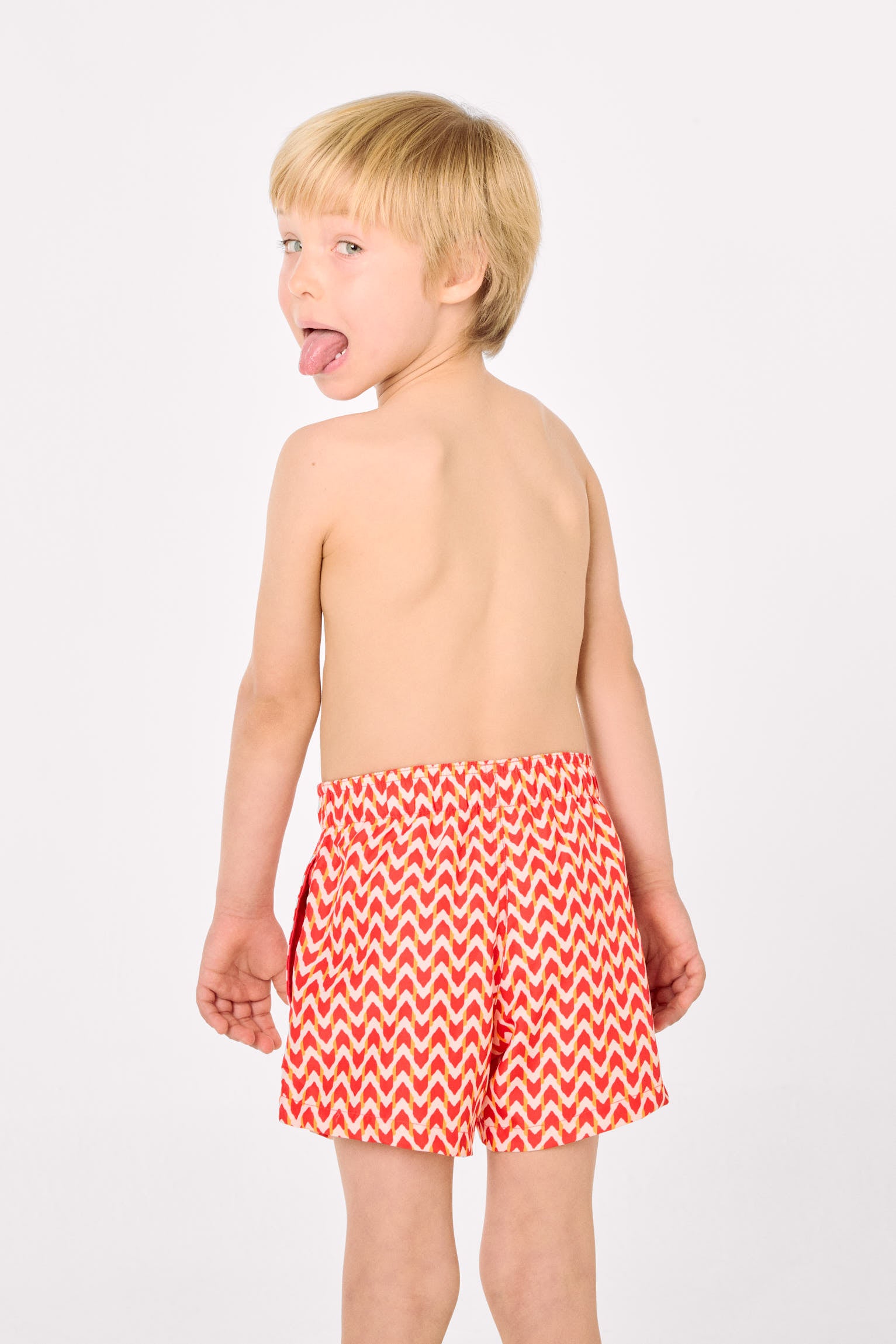 Bañador niño corto estampado étnico multicolor - Ysabel Mora