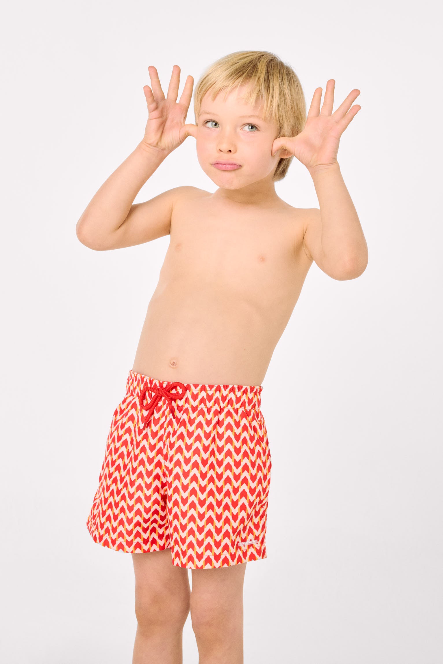Bañador niño corto estampado étnico multicolor - Ysabel Mora