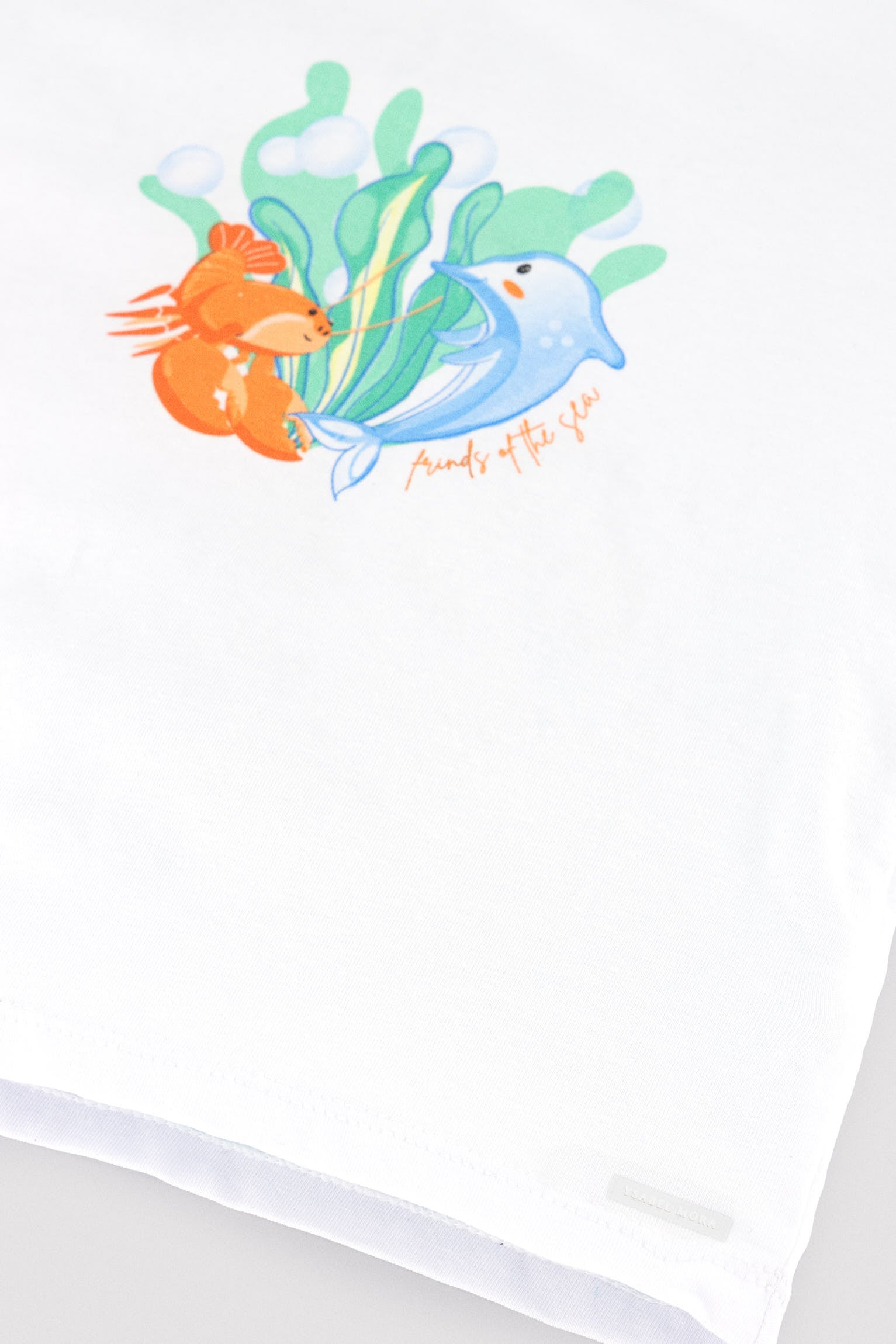 Conjunto bebé camiseta y bañador bóxer estampado fauna marina