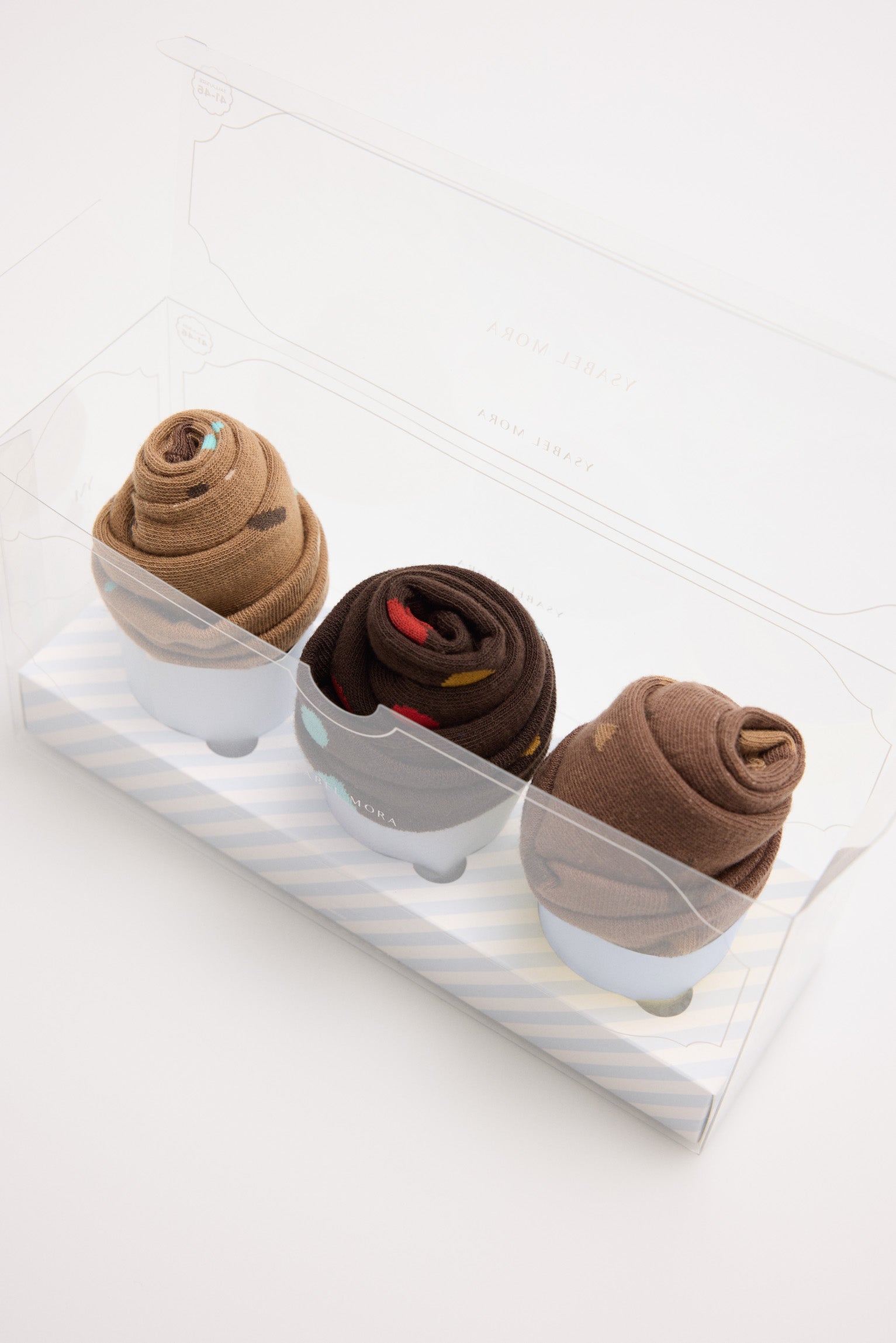 Pack regalo 3 calcetines Chocolate muffins