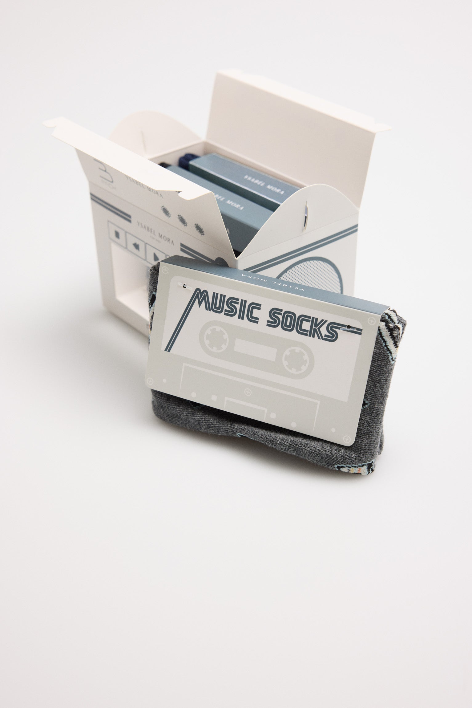 Pack regalo 3 calcetines estampados musicales