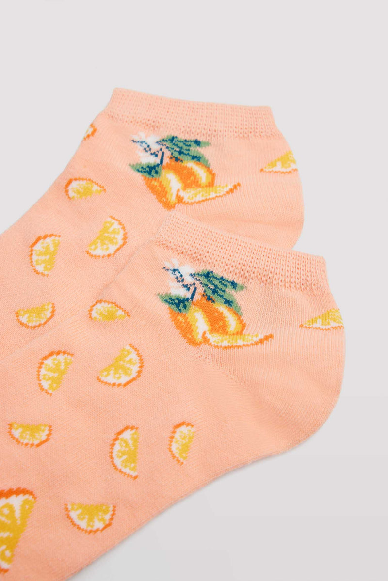 Calcetines cortos estampados pastel pack de 4