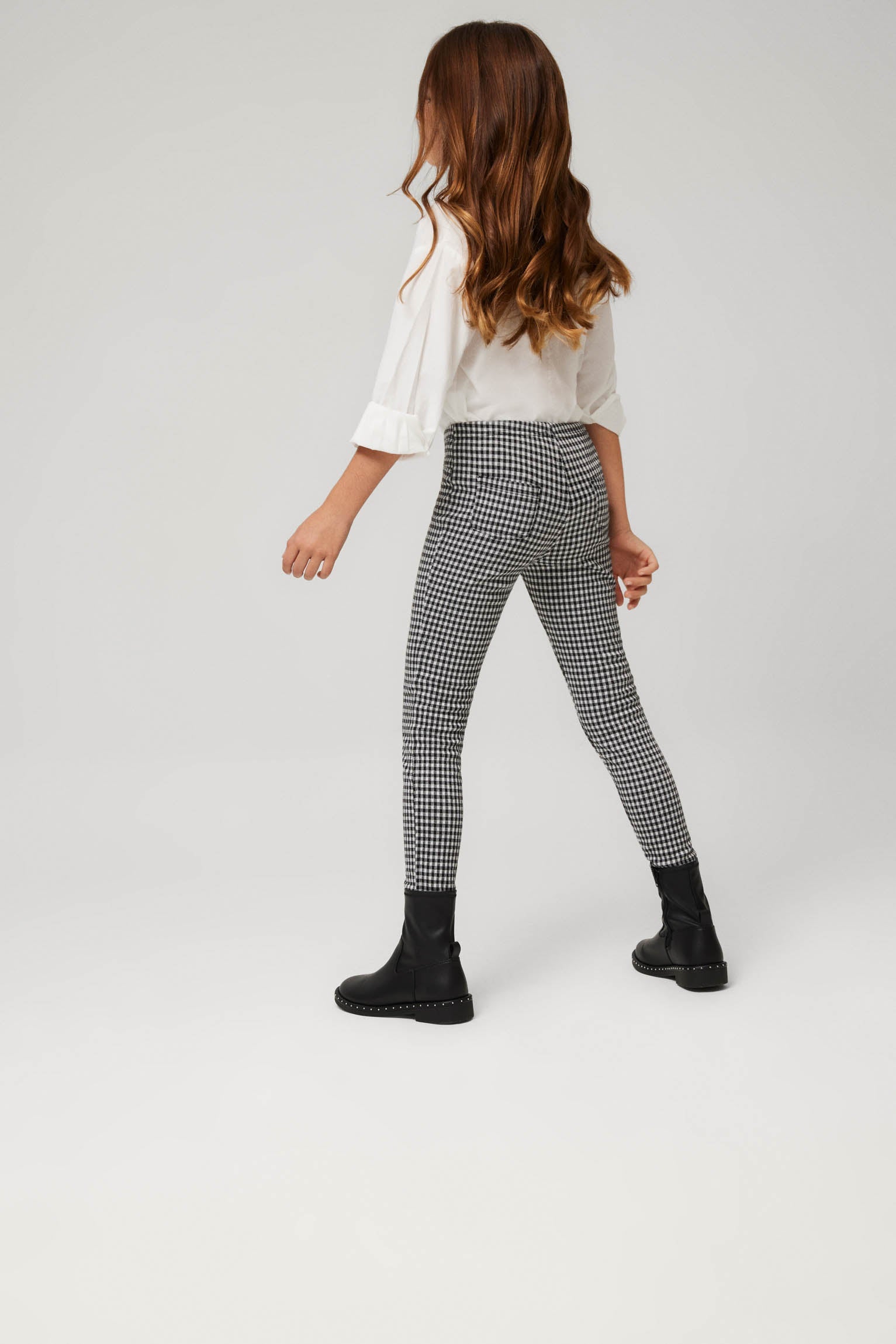 33234-4-leggings-cuadros-niña-ysabel-mora - Multicolor