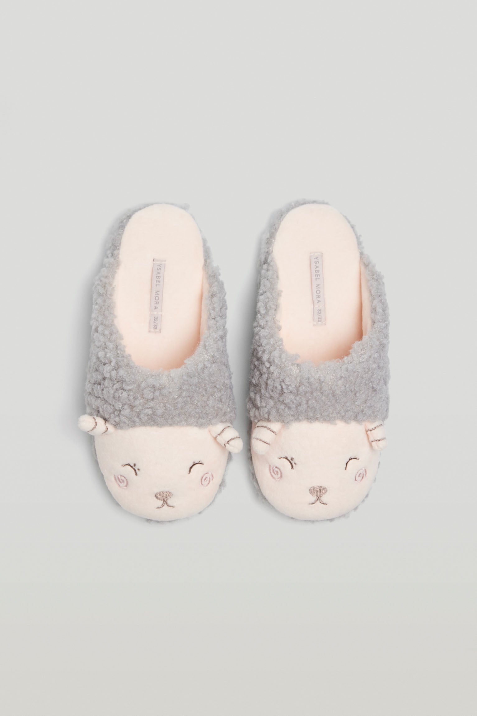 Zapatillas de casa pelo rizado - Ysabel Mora