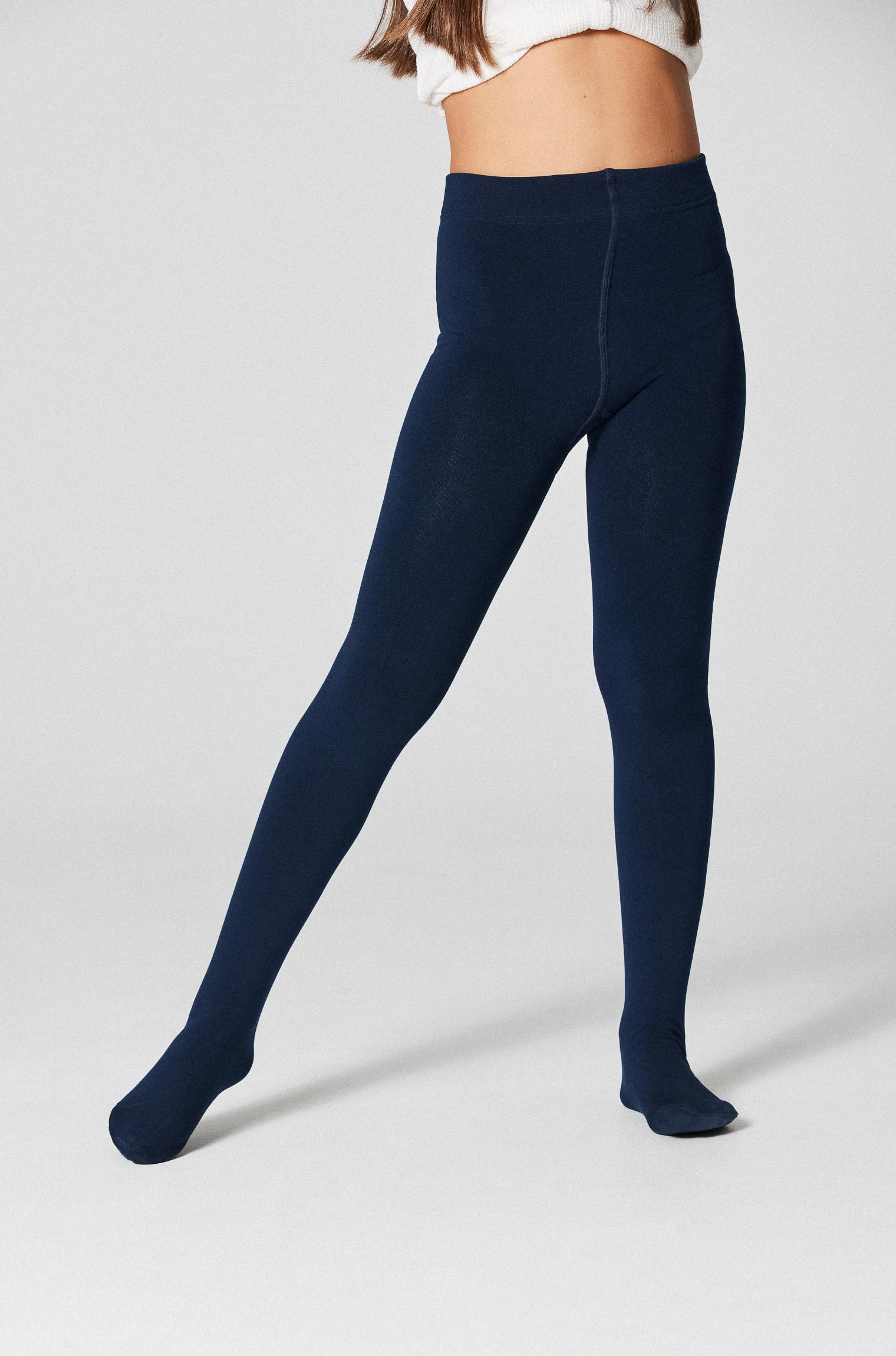 Panty térmico infantil 140 denier marino