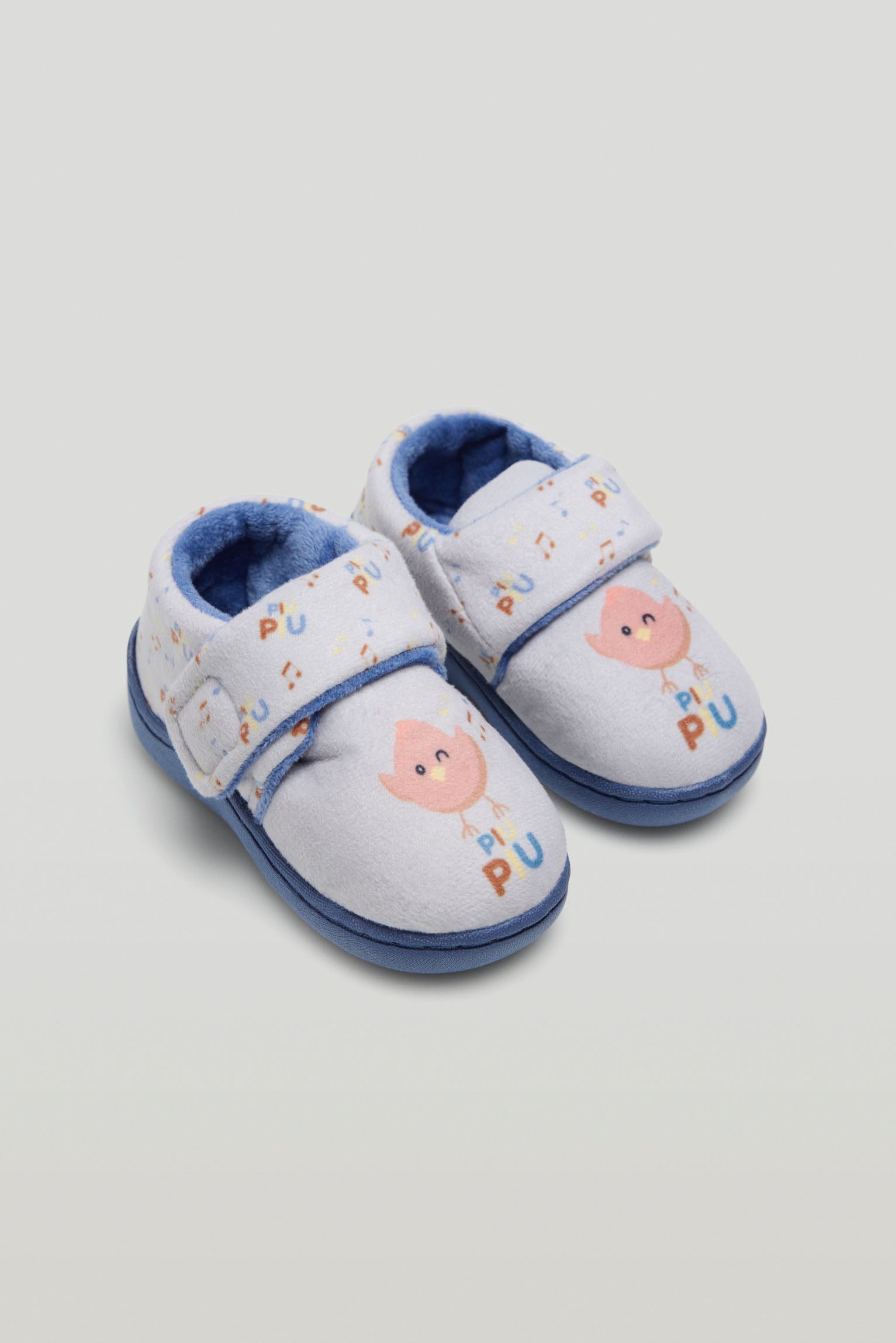 Zapatillas de casa bebé cierre adherente - Ysabel Mora