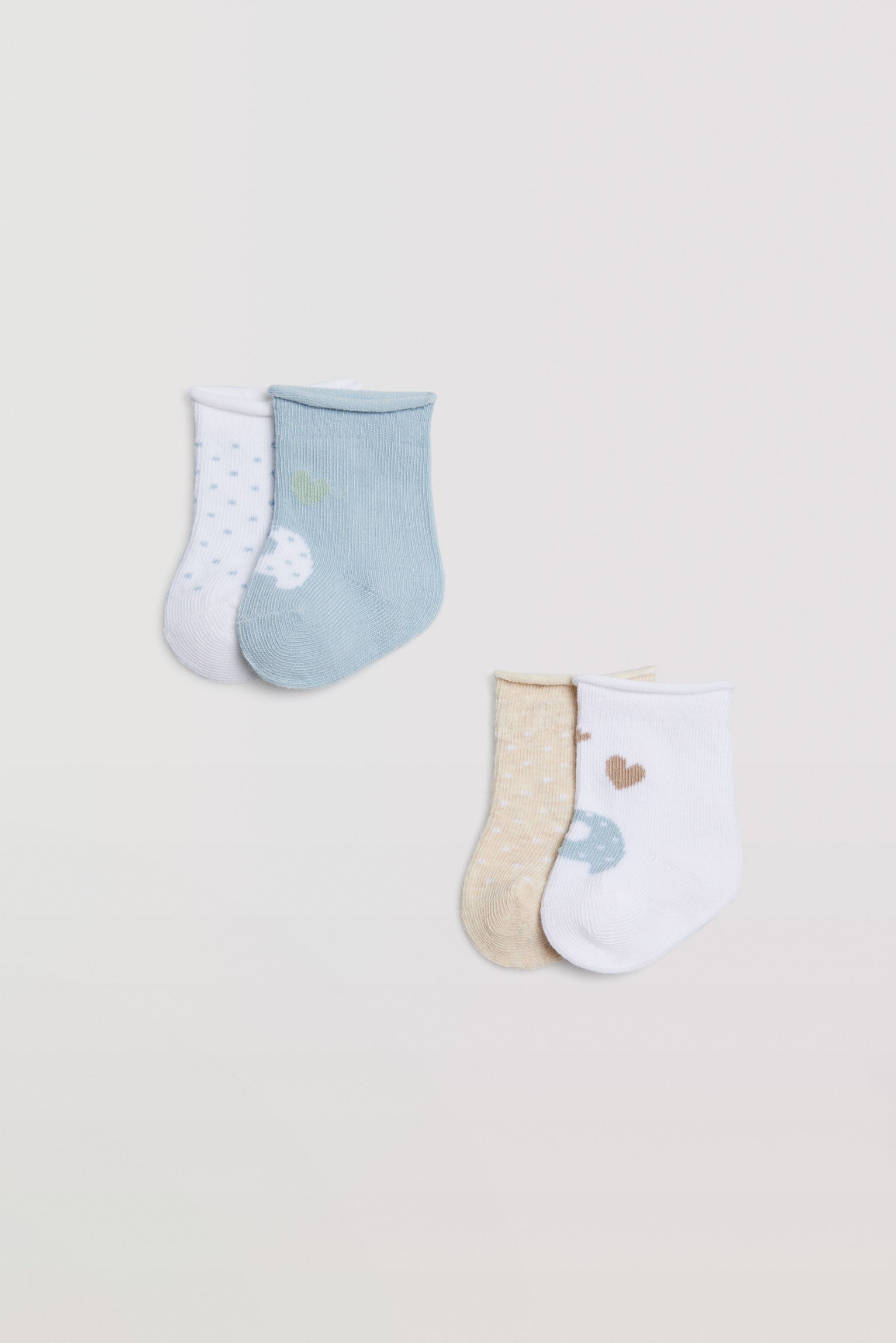 Calcetines perlé recién nacido – Ysabel Mora