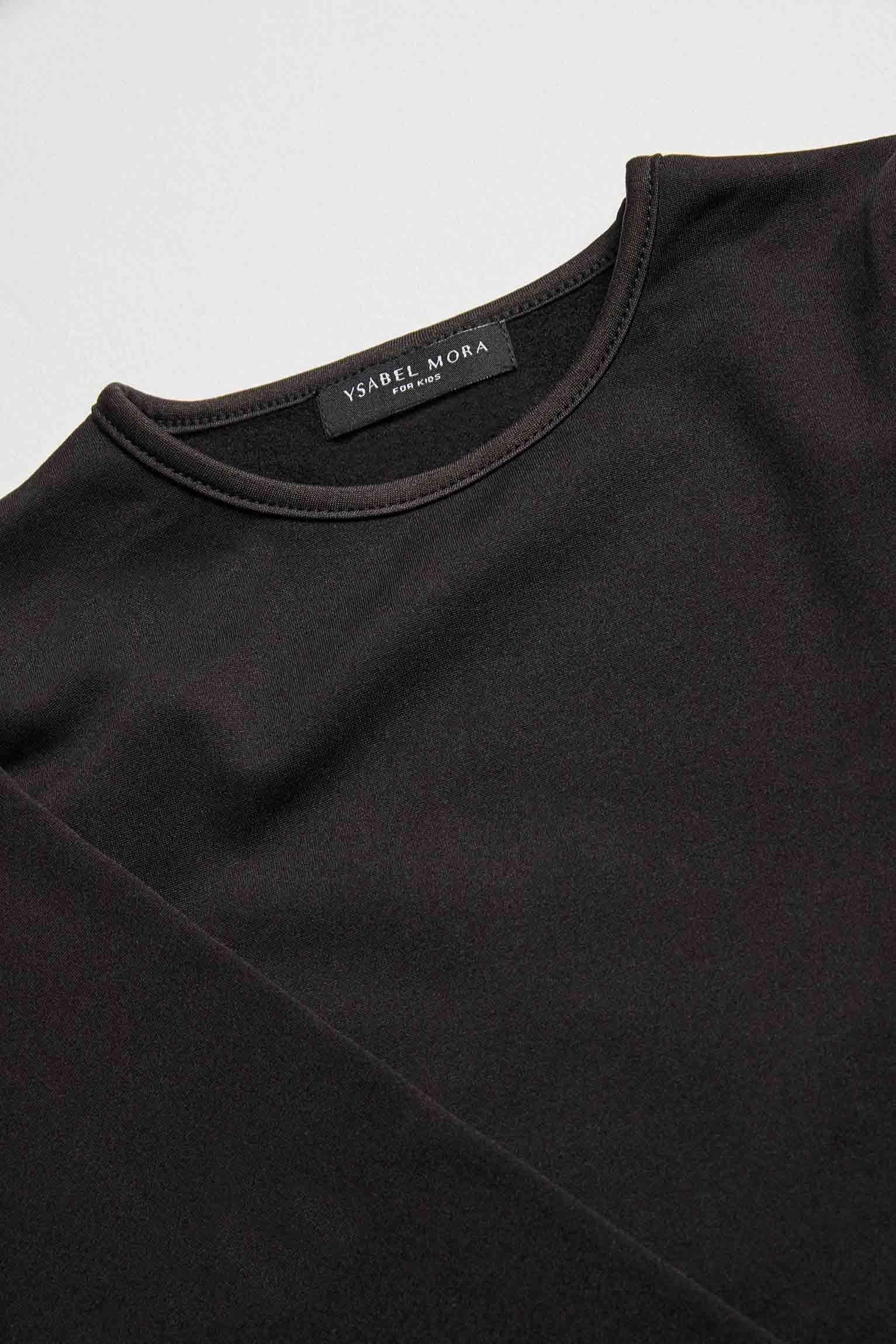 70300 1 camiseta termica infantil manga larga - Negro