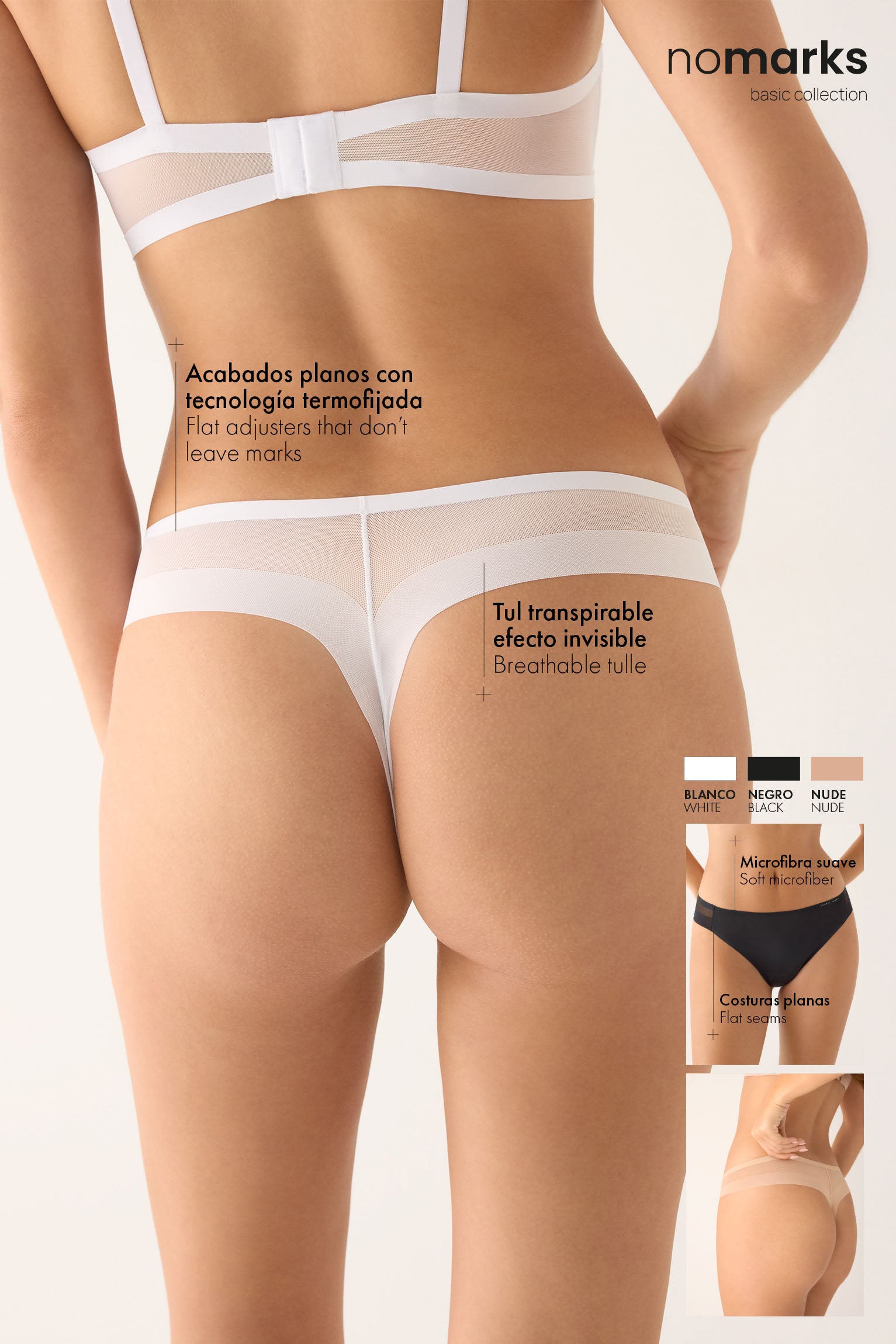 Tanga nomarks nude | Paula Echevarría