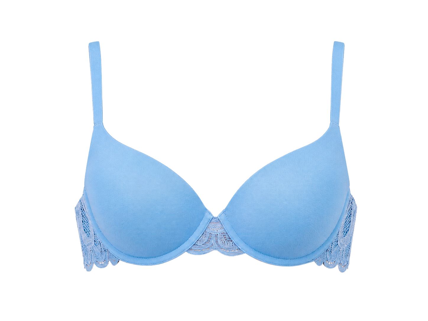 Conjunto con relleno de encaje azul @maddalena.sarti