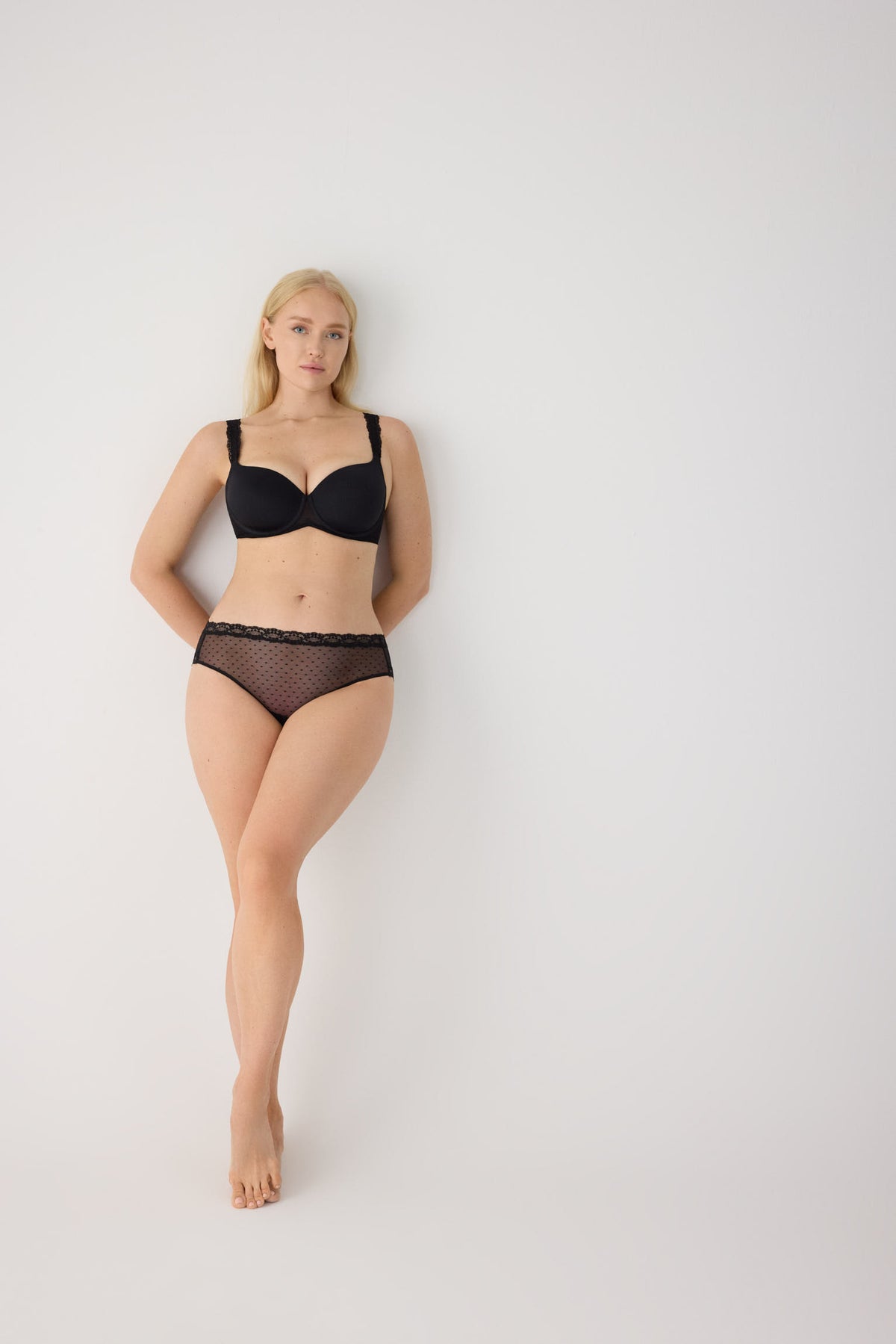 Braga midi plumeti negro