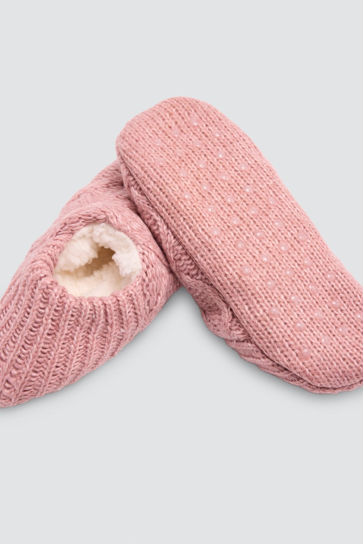 Patuco antidelizante mujer rosa