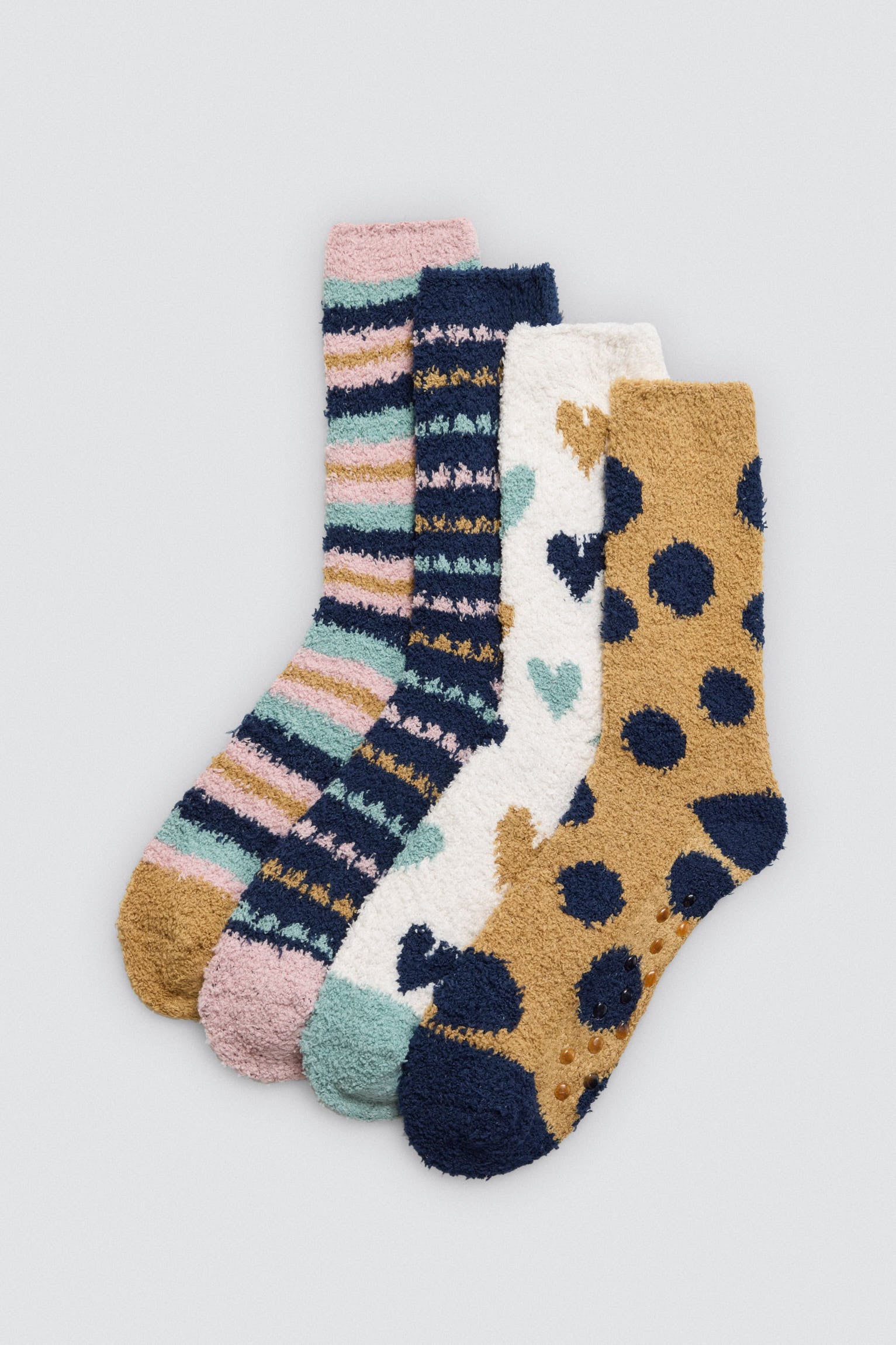 12960KIT-1-pack-calcetines-mujer-franela-estampados
