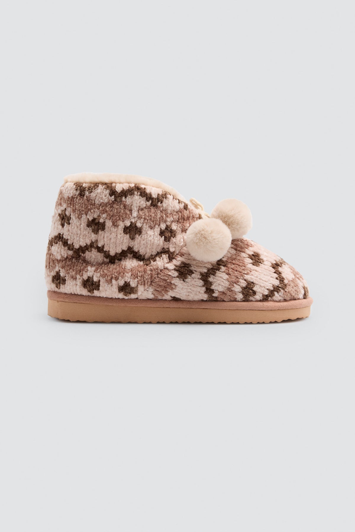 14184-VERDE-SECO-zapatillas-de-casa-mujer-de-punto-con-pompon-verdes