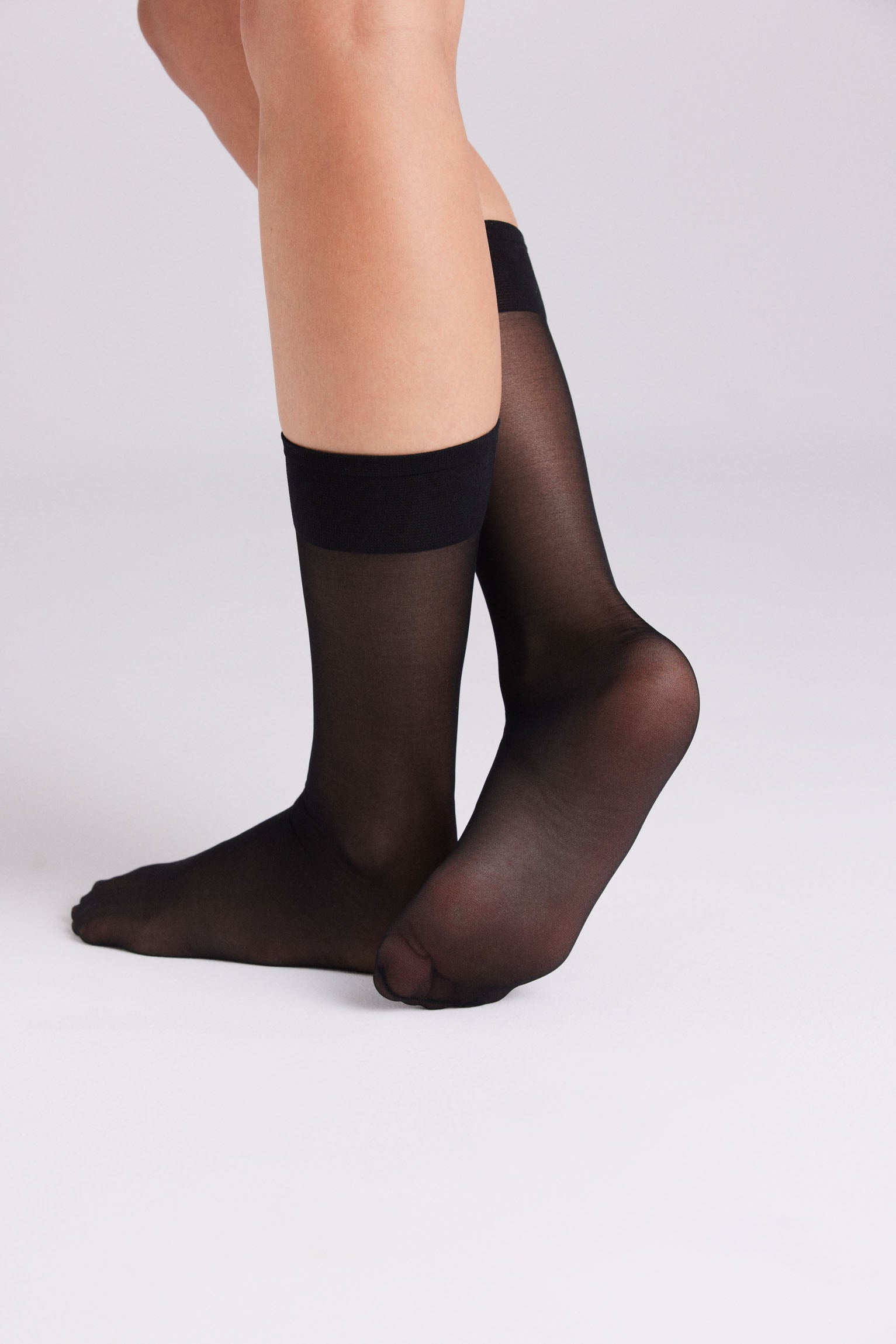 15120 2 mini medias 15 den - Negro