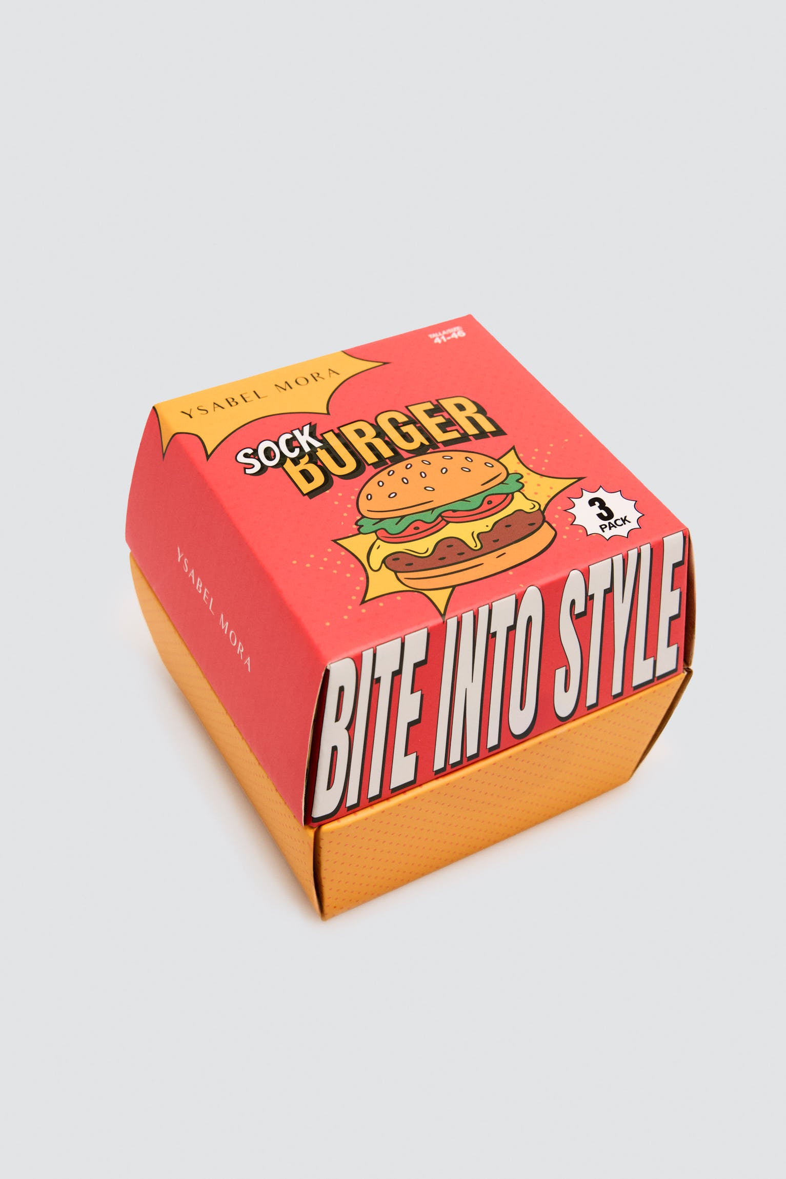 Pack regalo calcetines hamburguesa
