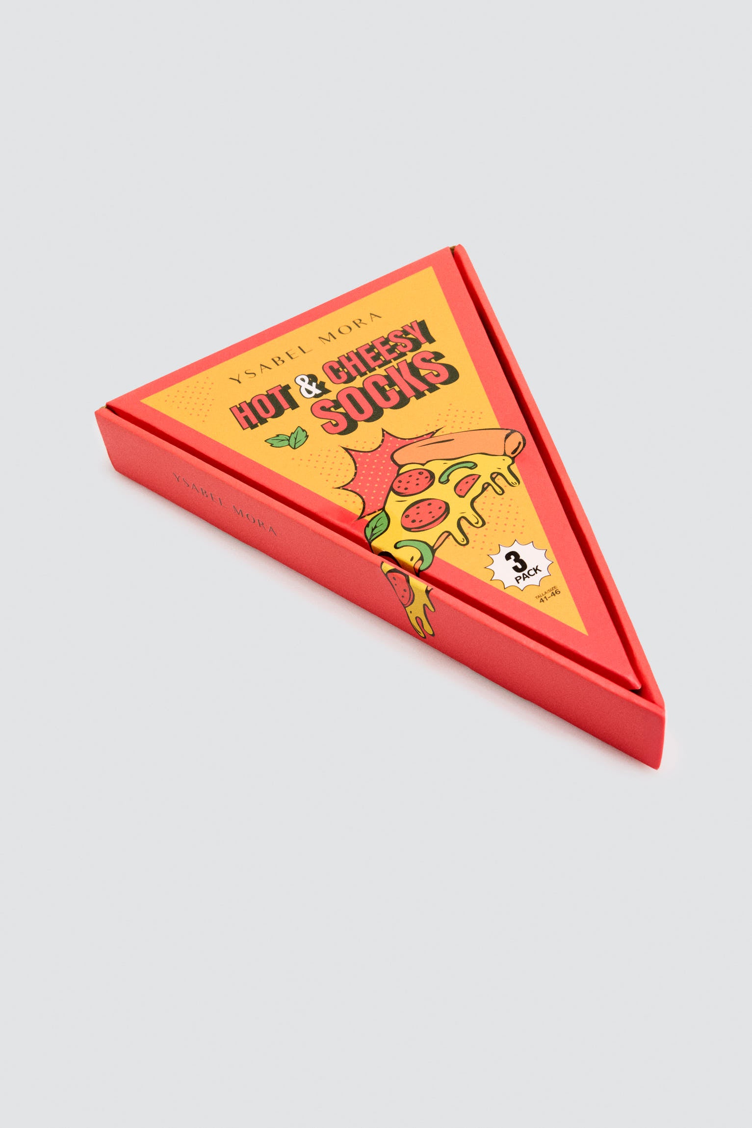 Pack regalo calcetines pizza