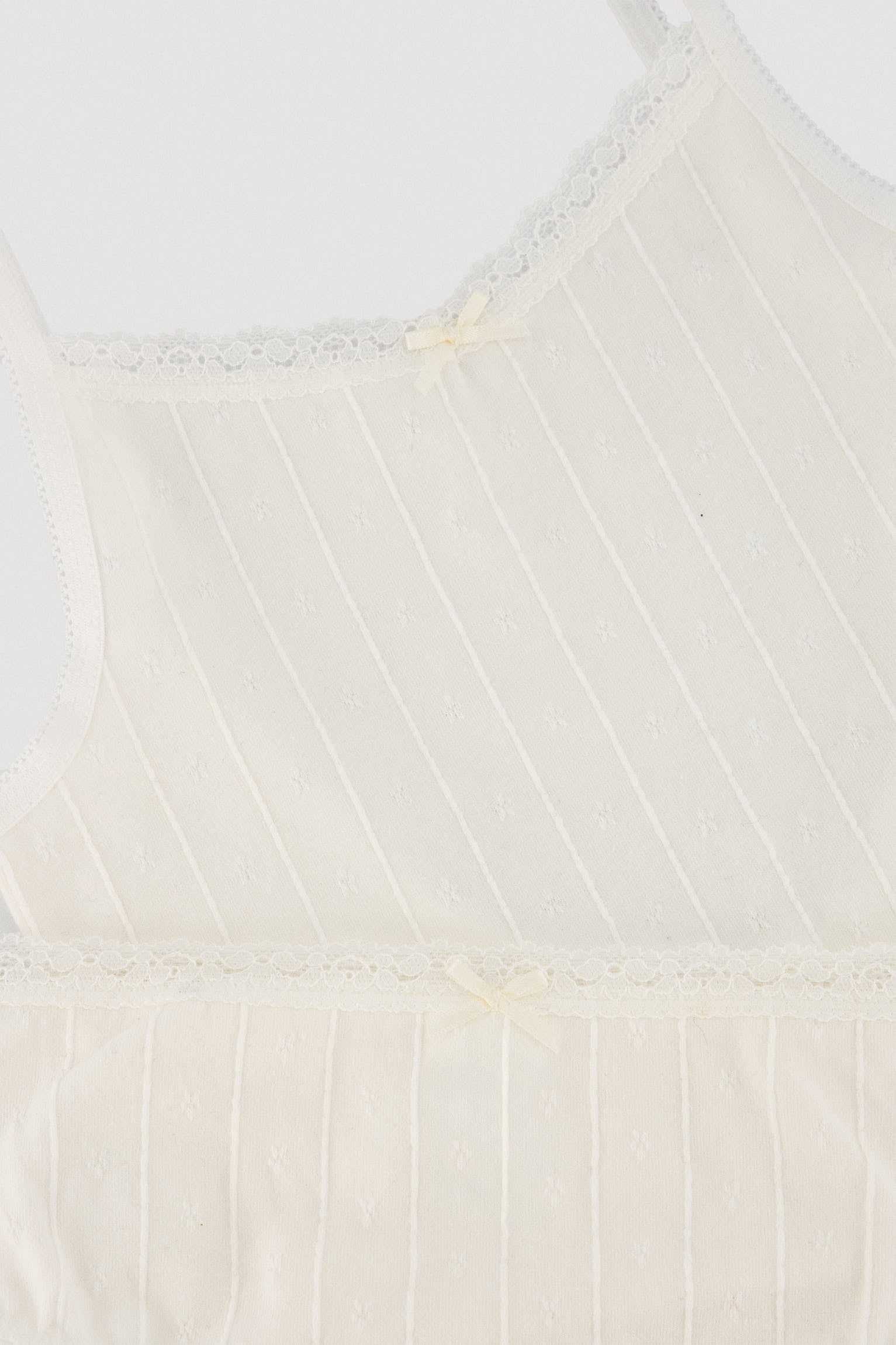 Conjunto infantil interior camiseta y braga marfil - Ysabel Mora