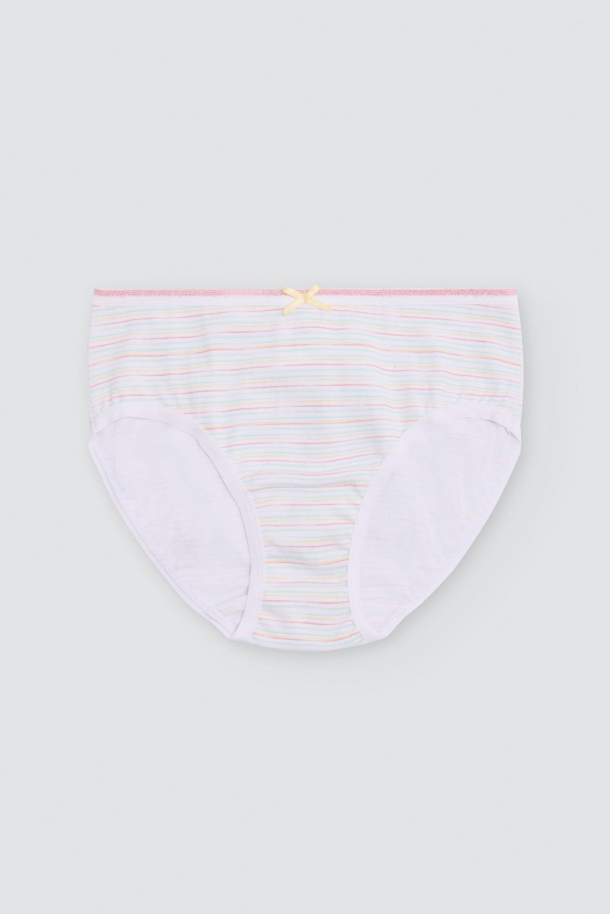 Pack de 2 braguitas de niña algodón estampado rayas y cisne - Ysabel Mora