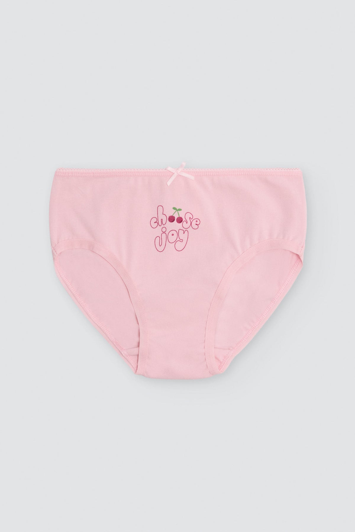 Pack de 2 braguitas de niña algodón estampado cerezas - Ysabel Mora